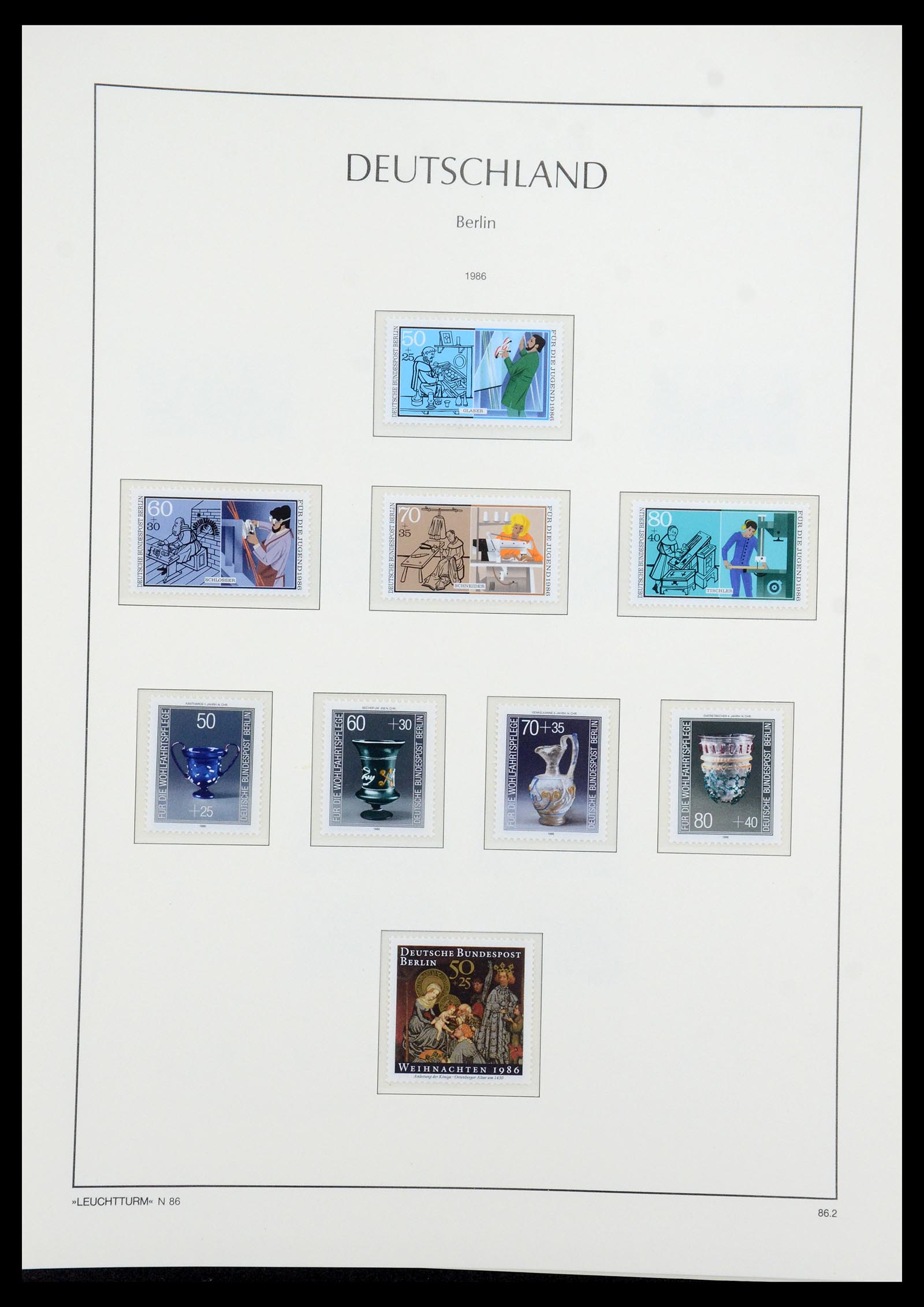 35862 075 - Postzegelverzameling 35862 Berlijn 1948-1990.