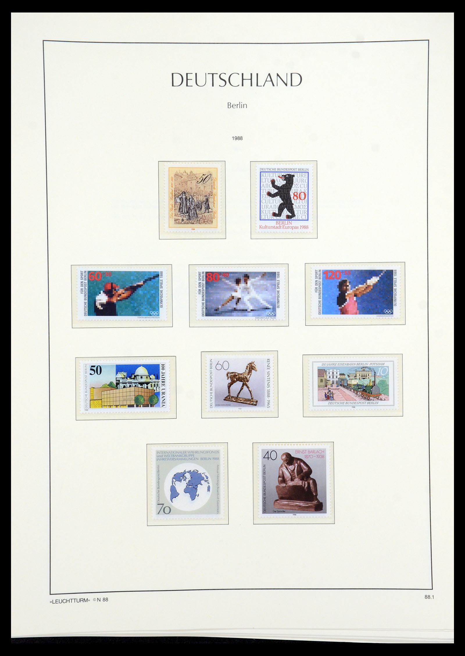 35862 080 - Postzegelverzameling 35862 Berlijn 1948-1990.