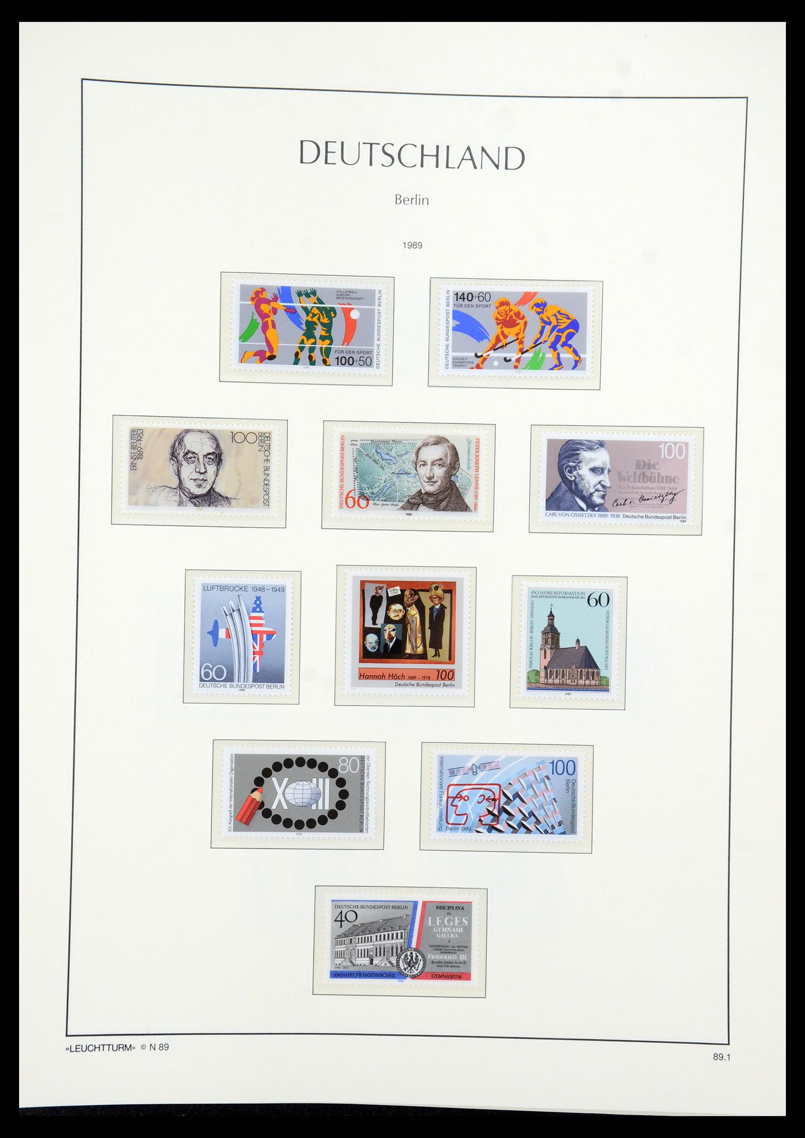 35862 083 - Postzegelverzameling 35862 Berlijn 1948-1990.