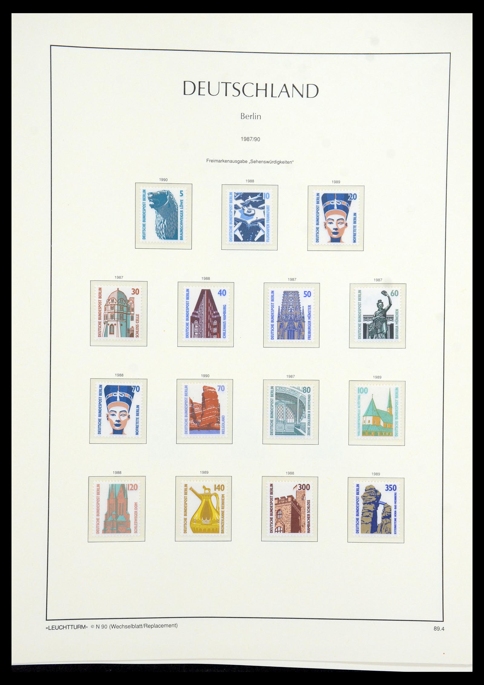 35862 086 - Postzegelverzameling 35862 Berlijn 1948-1990.