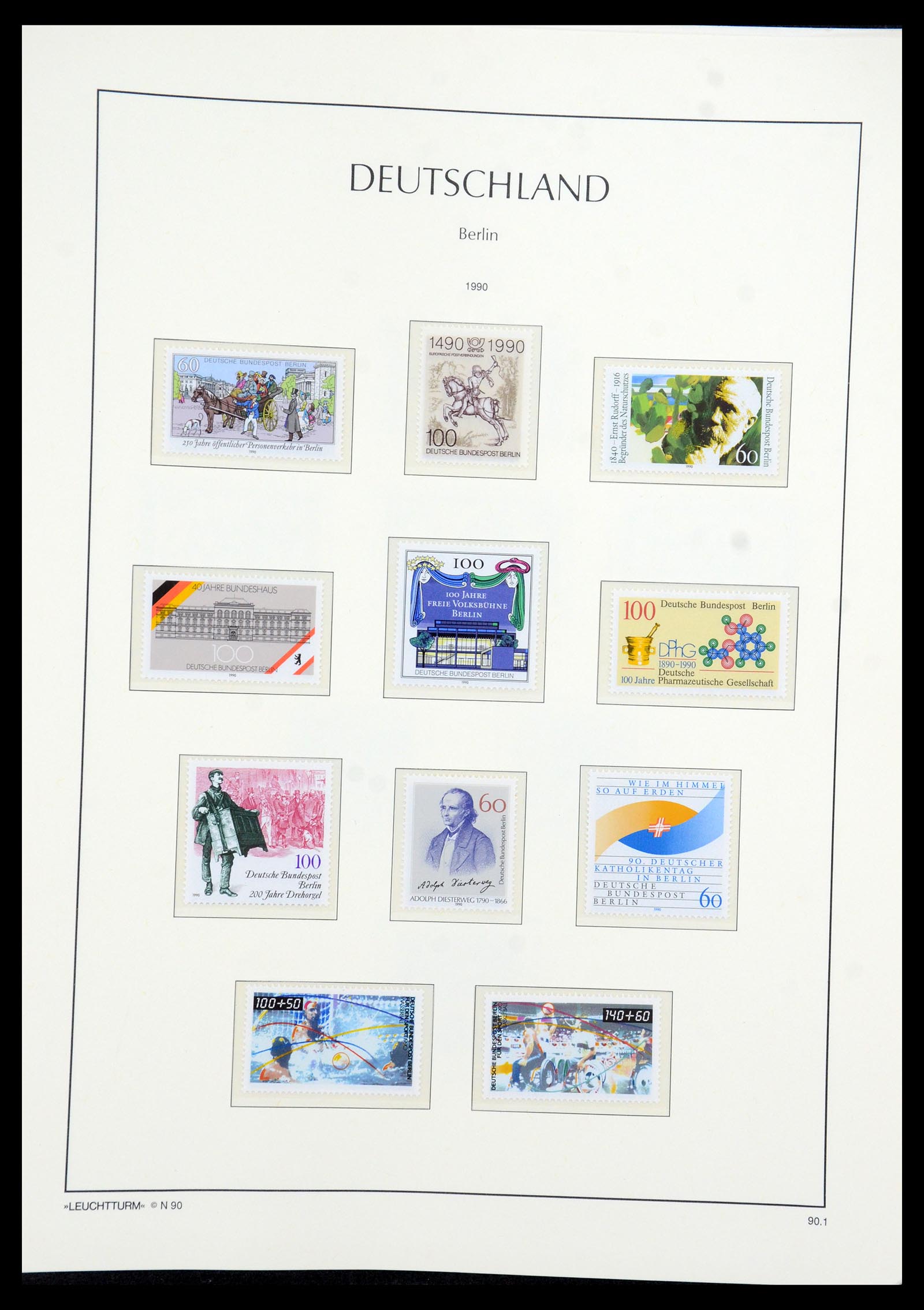 35862 088 - Postzegelverzameling 35862 Berlijn 1948-1990.