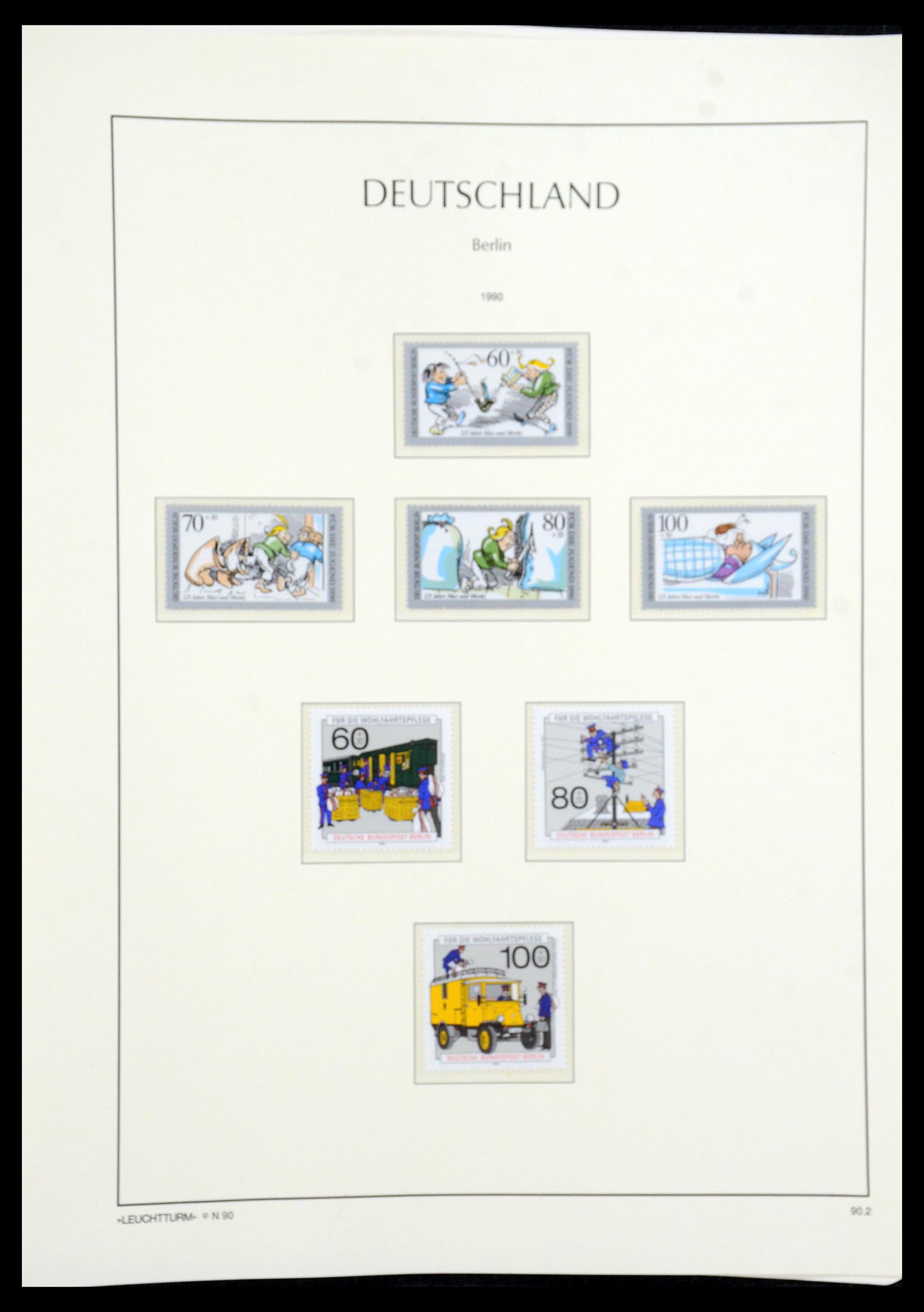 35862 089 - Postzegelverzameling 35862 Berlijn 1948-1990.