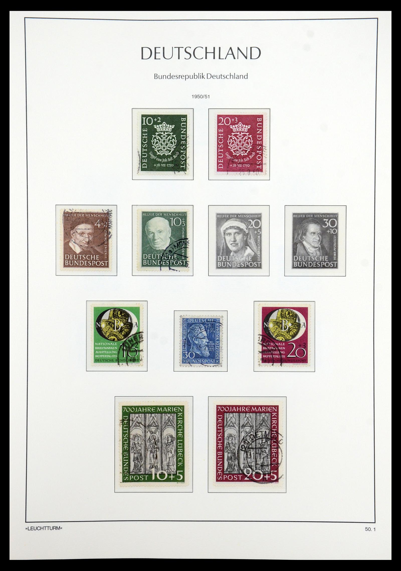 35863 002 - Stamp Collection 35863 Bundespost 1949-1985.