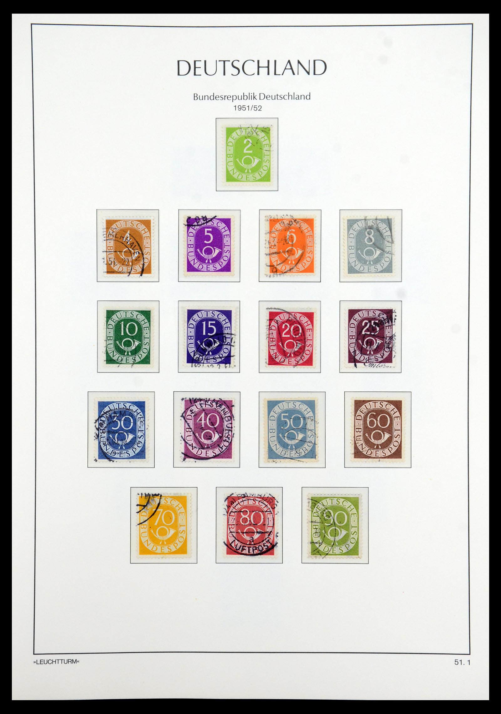 35863 003 - Postzegelverzameling 35863 Bundespost 1949-1985.