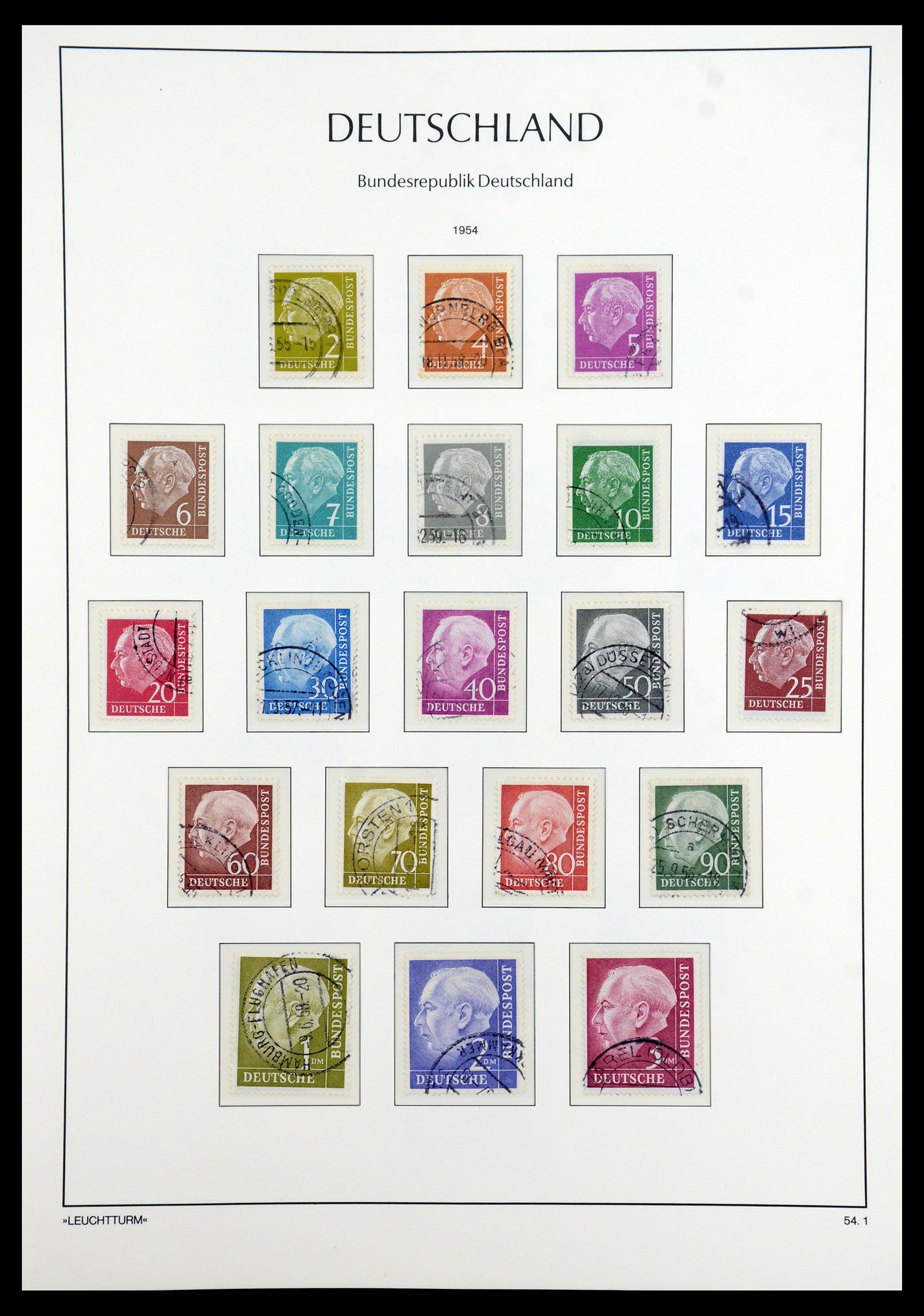 35863 006 - Stamp Collection 35863 Bundespost 1949-1985.