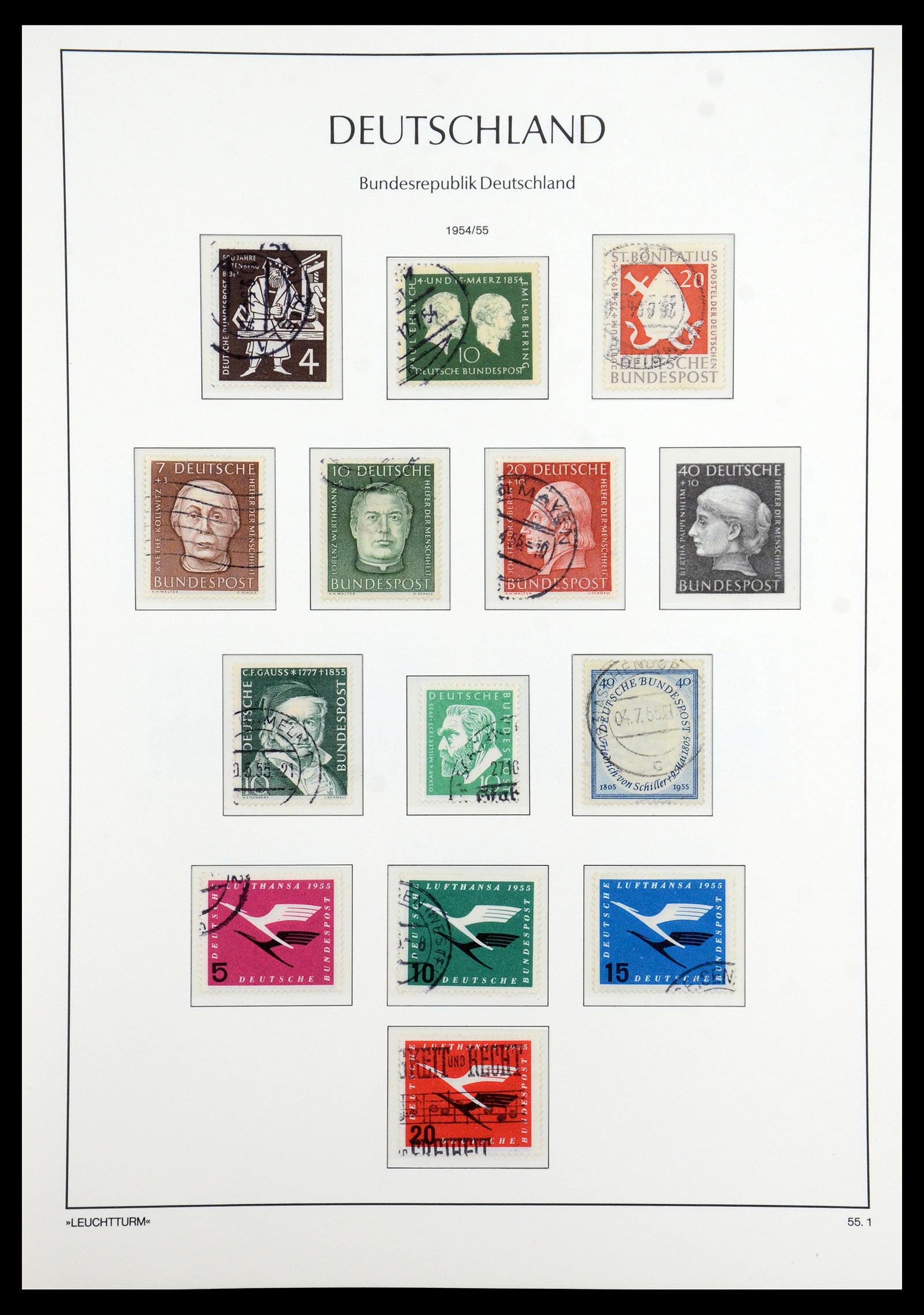 35863 007 - Stamp Collection 35863 Bundespost 1949-1985.