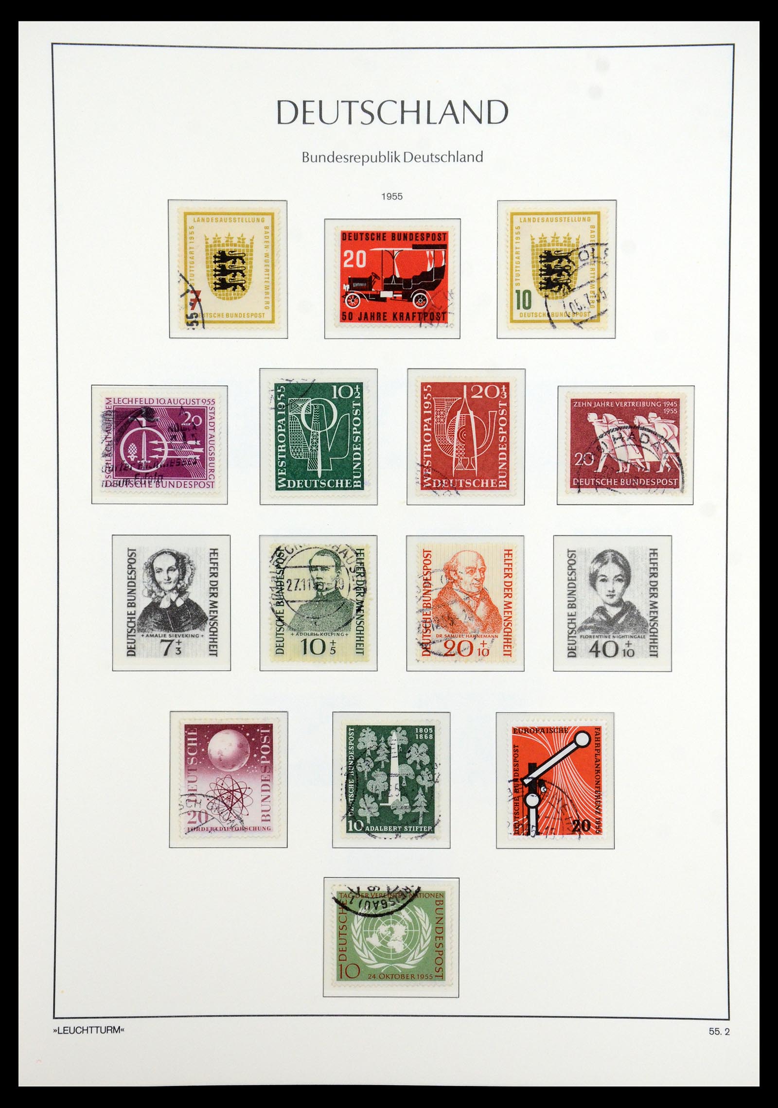 35863 008 - Postzegelverzameling 35863 Bundespost 1949-1985.
