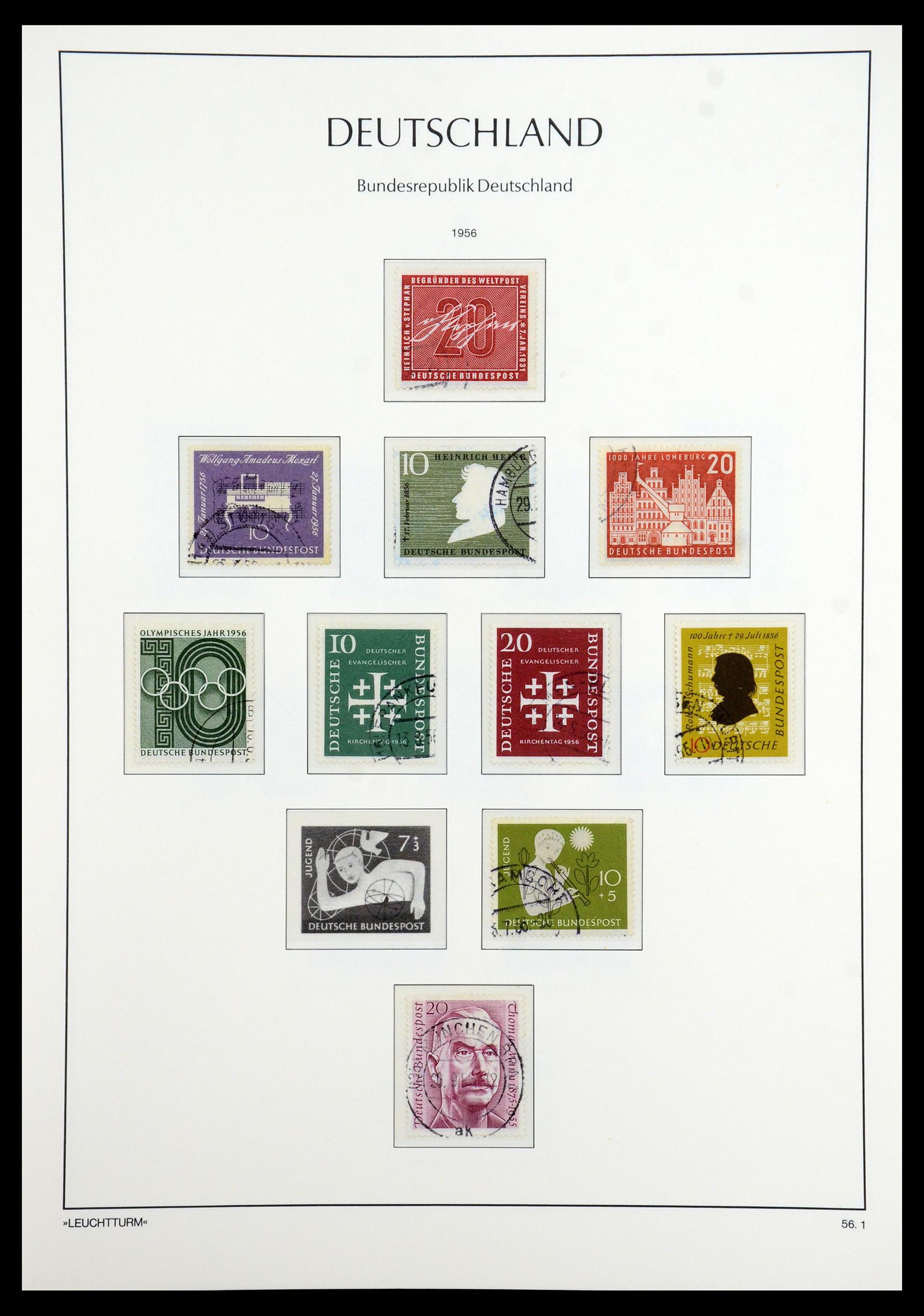 35863 009 - Postzegelverzameling 35863 Bundespost 1949-1985.