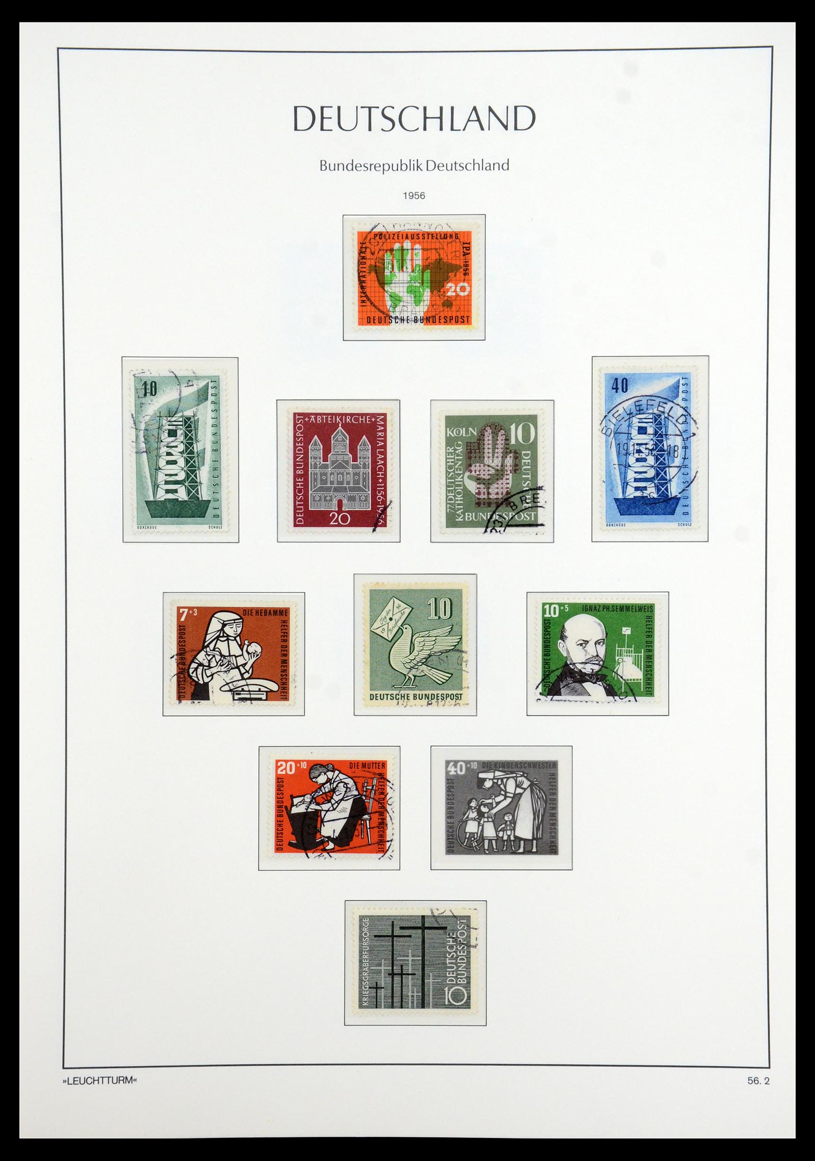 35863 010 - Stamp Collection 35863 Bundespost 1949-1985.