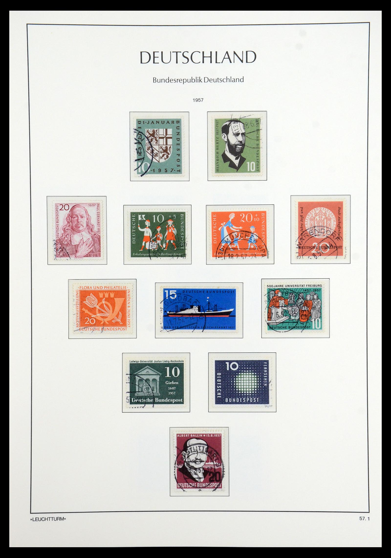 35863 011 - Postzegelverzameling 35863 Bundespost 1949-1985.
