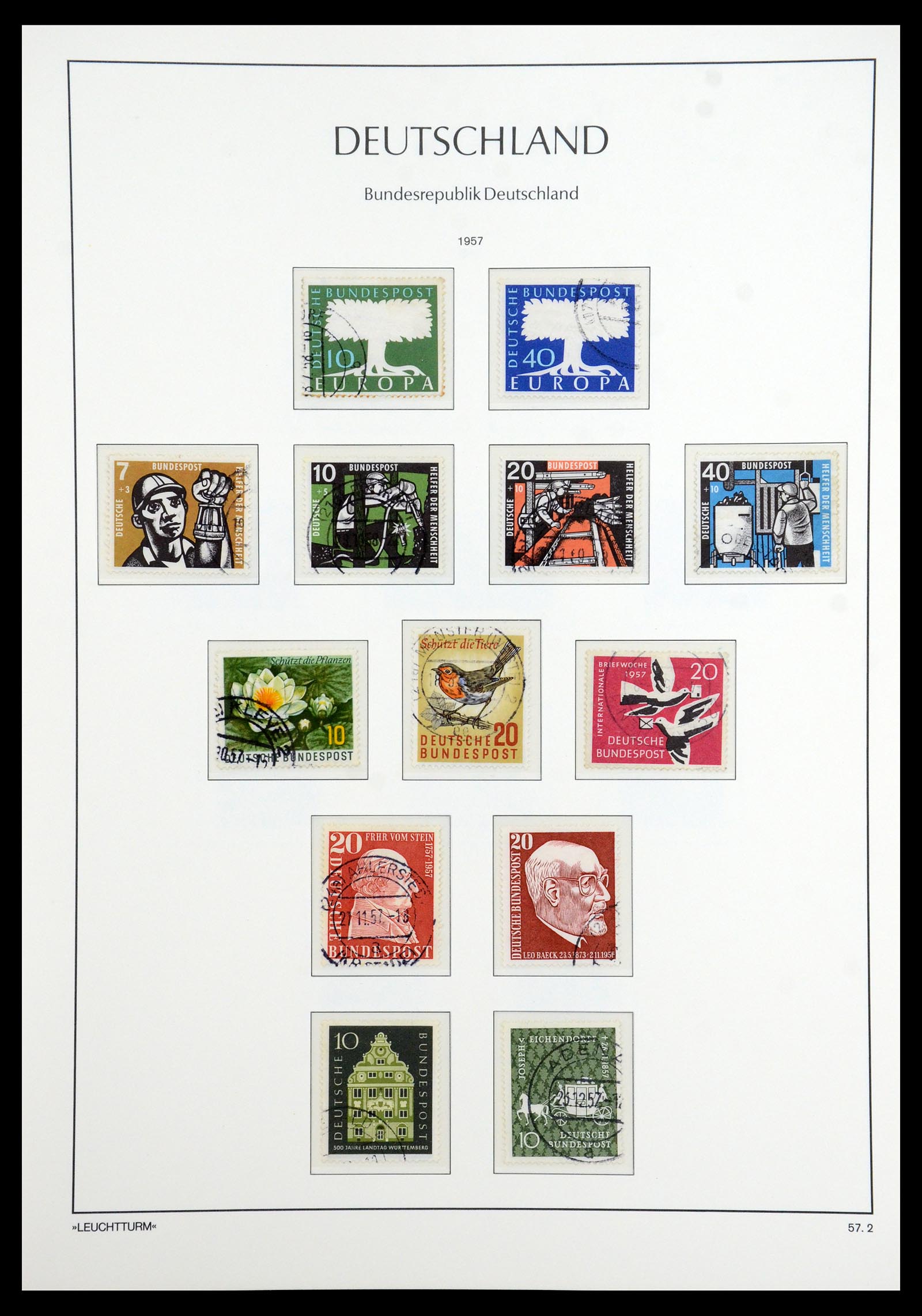 35863 012 - Postzegelverzameling 35863 Bundespost 1949-1985.