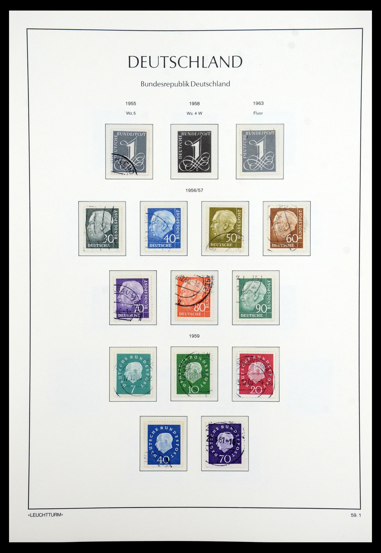 35863 015 - Postzegelverzameling 35863 Bundespost 1949-1985.