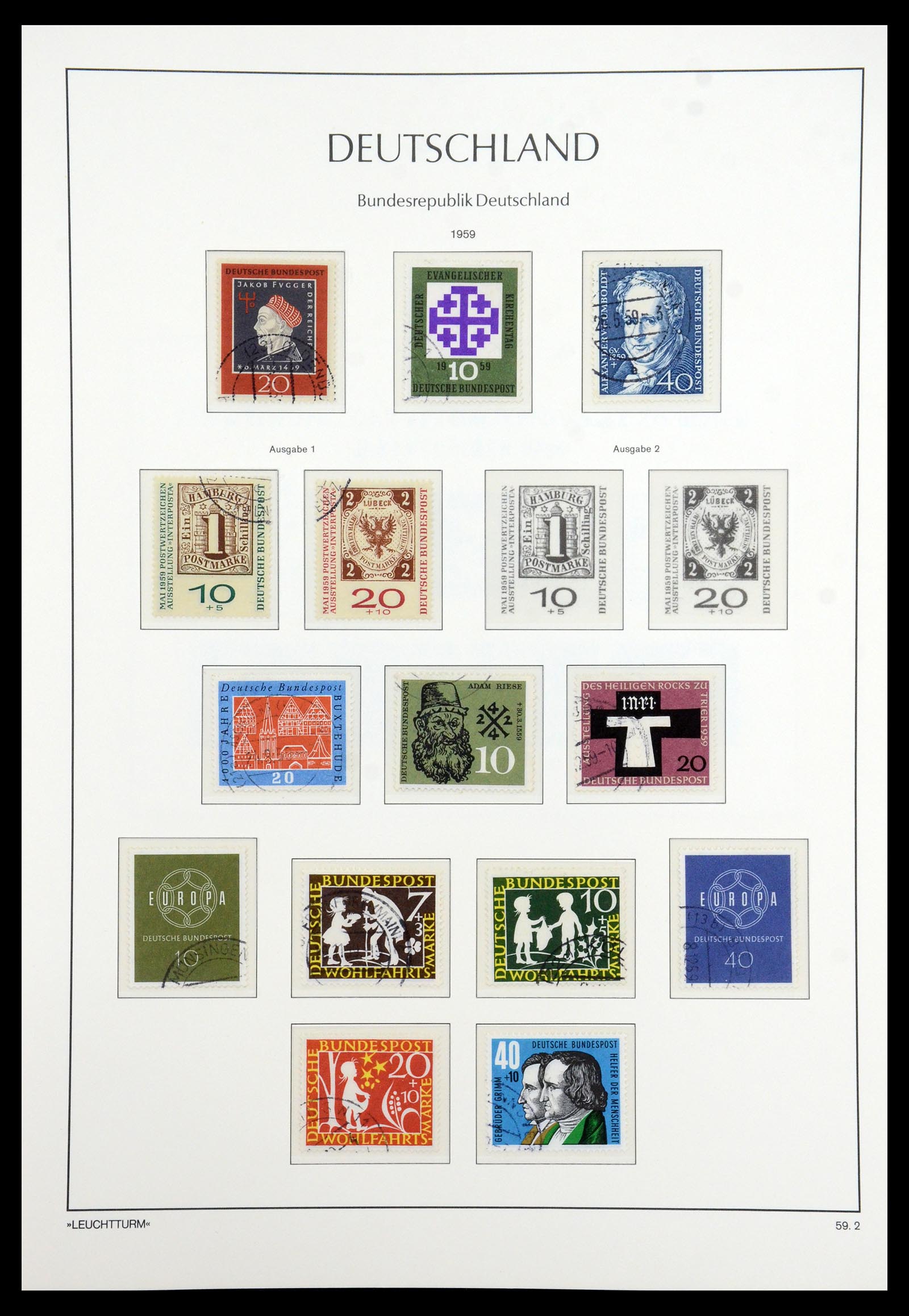 35863 016 - Postzegelverzameling 35863 Bundespost 1949-1985.