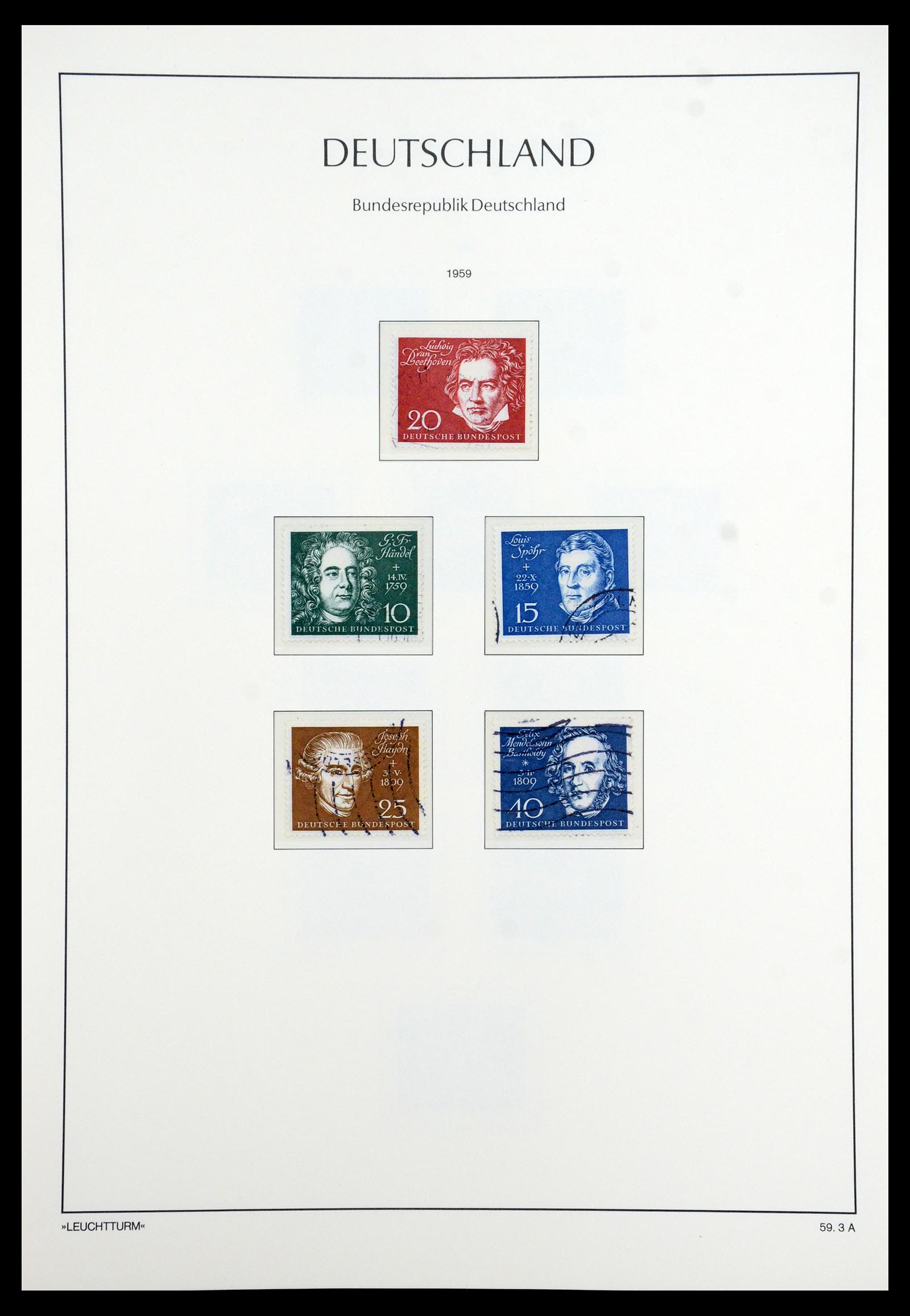 35863 017 - Stamp Collection 35863 Bundespost 1949-1985.