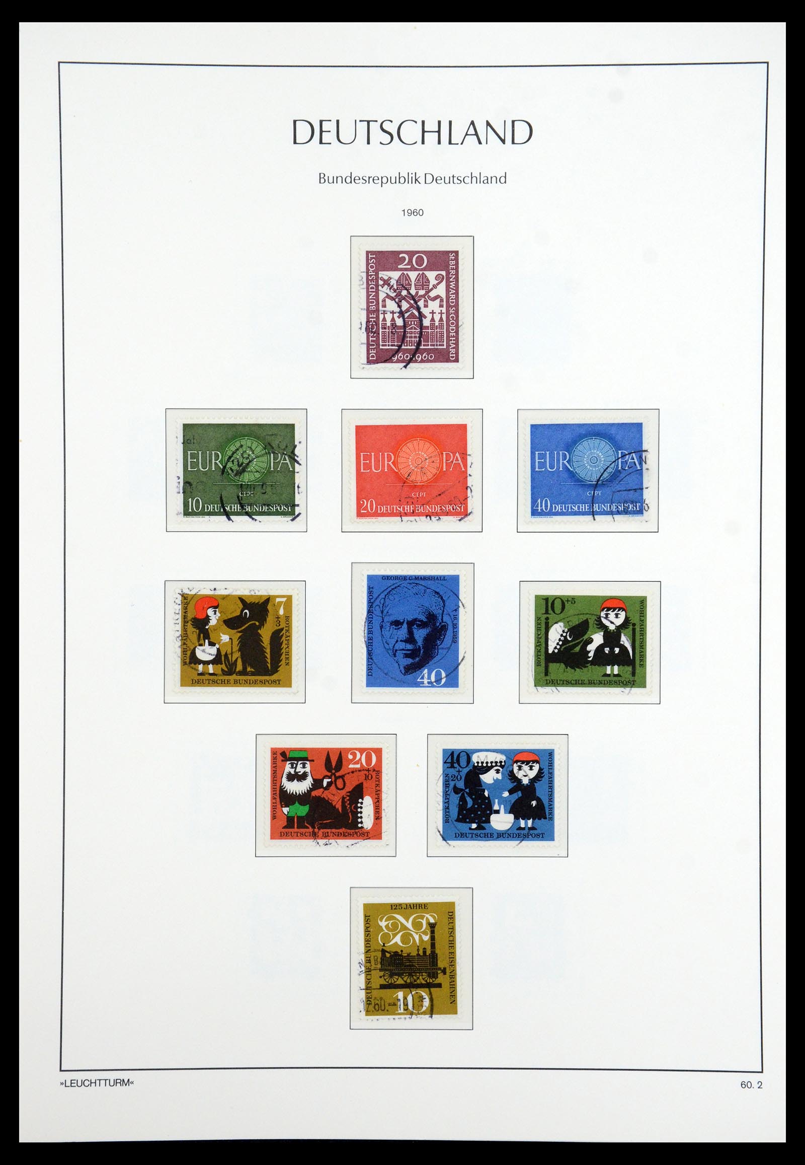35863 019 - Postzegelverzameling 35863 Bundespost 1949-1985.
