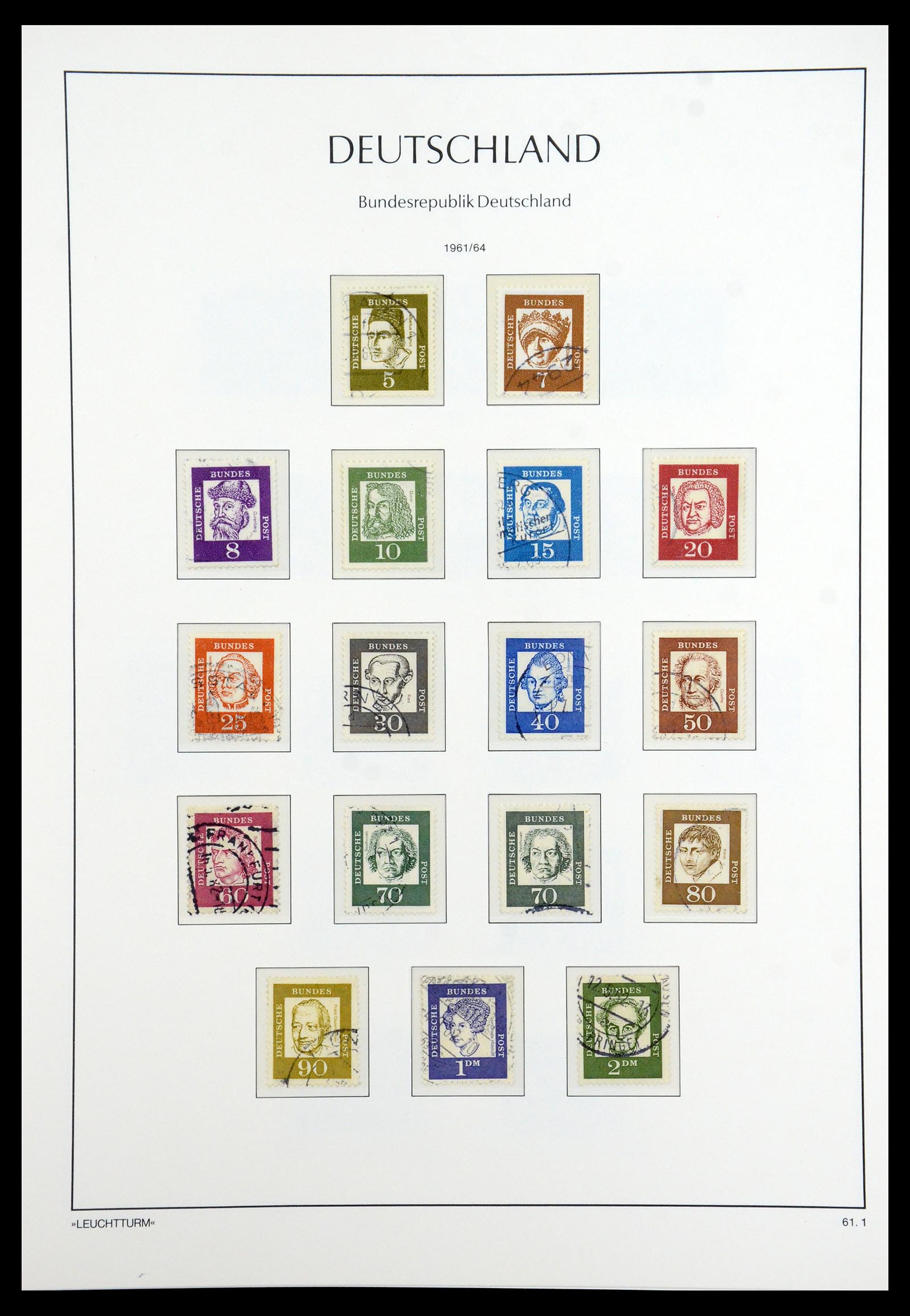 35863 021 - Postzegelverzameling 35863 Bundespost 1949-1985.