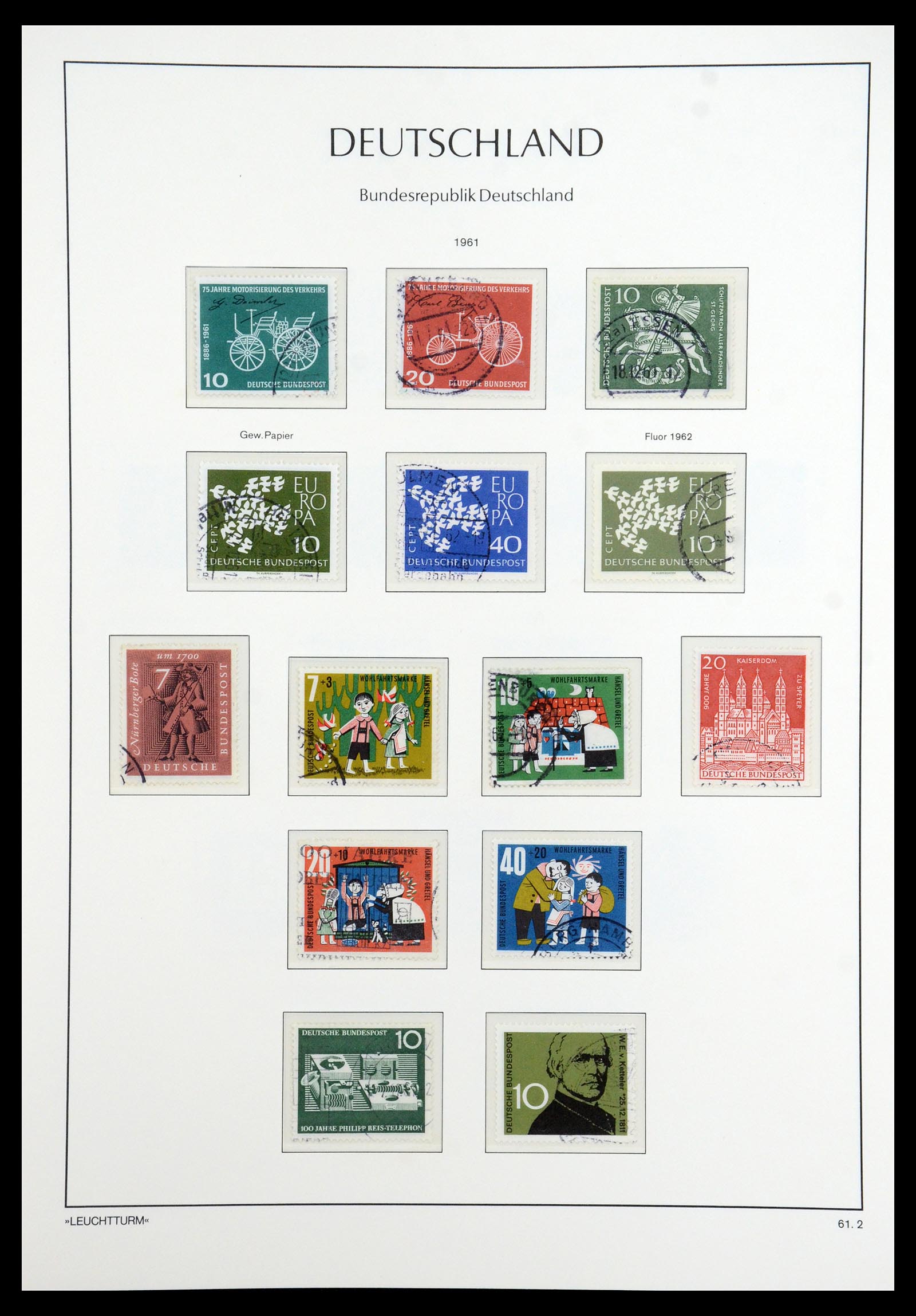35863 022 - Postzegelverzameling 35863 Bundespost 1949-1985.