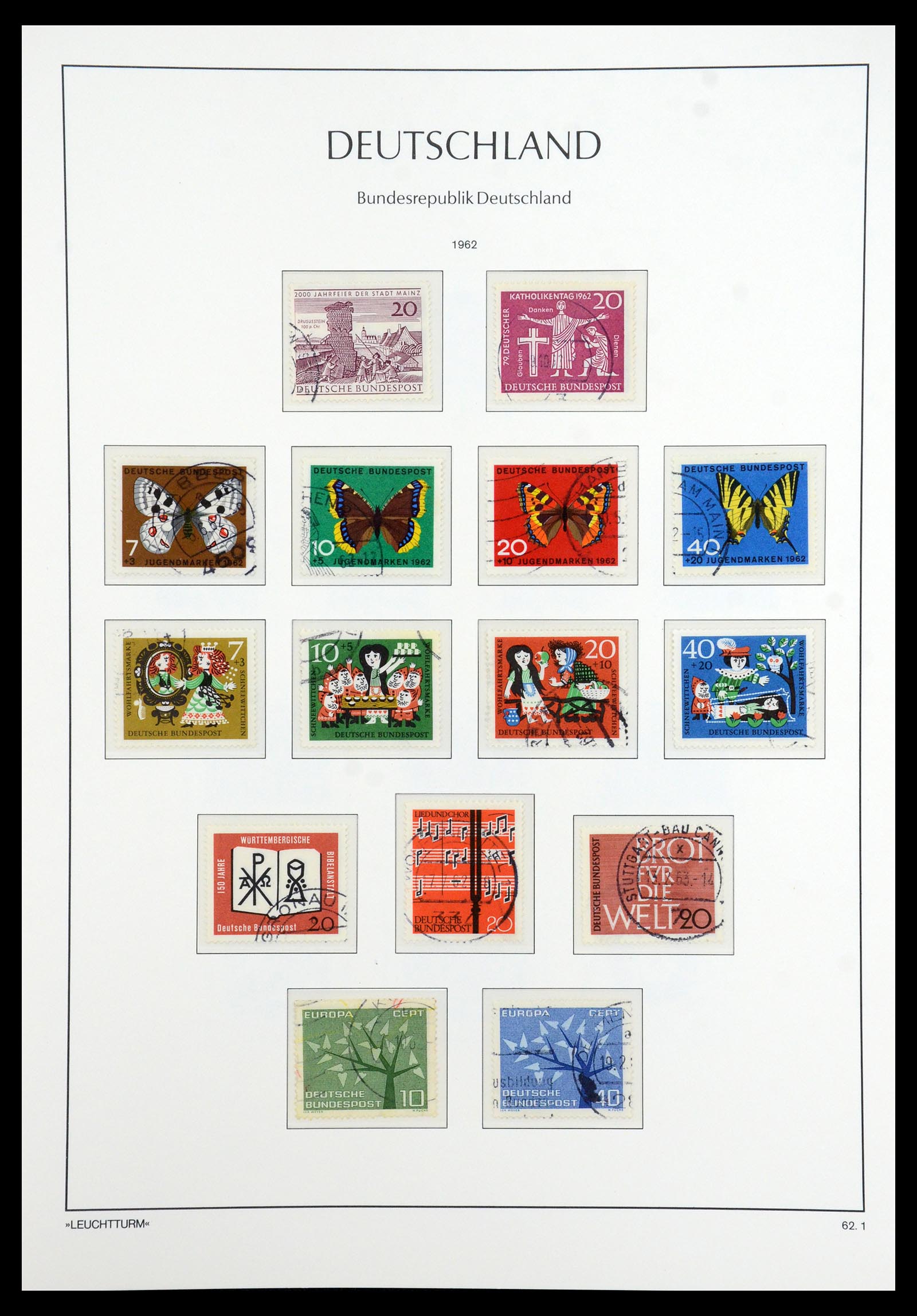 35863 023 - Postzegelverzameling 35863 Bundespost 1949-1985.