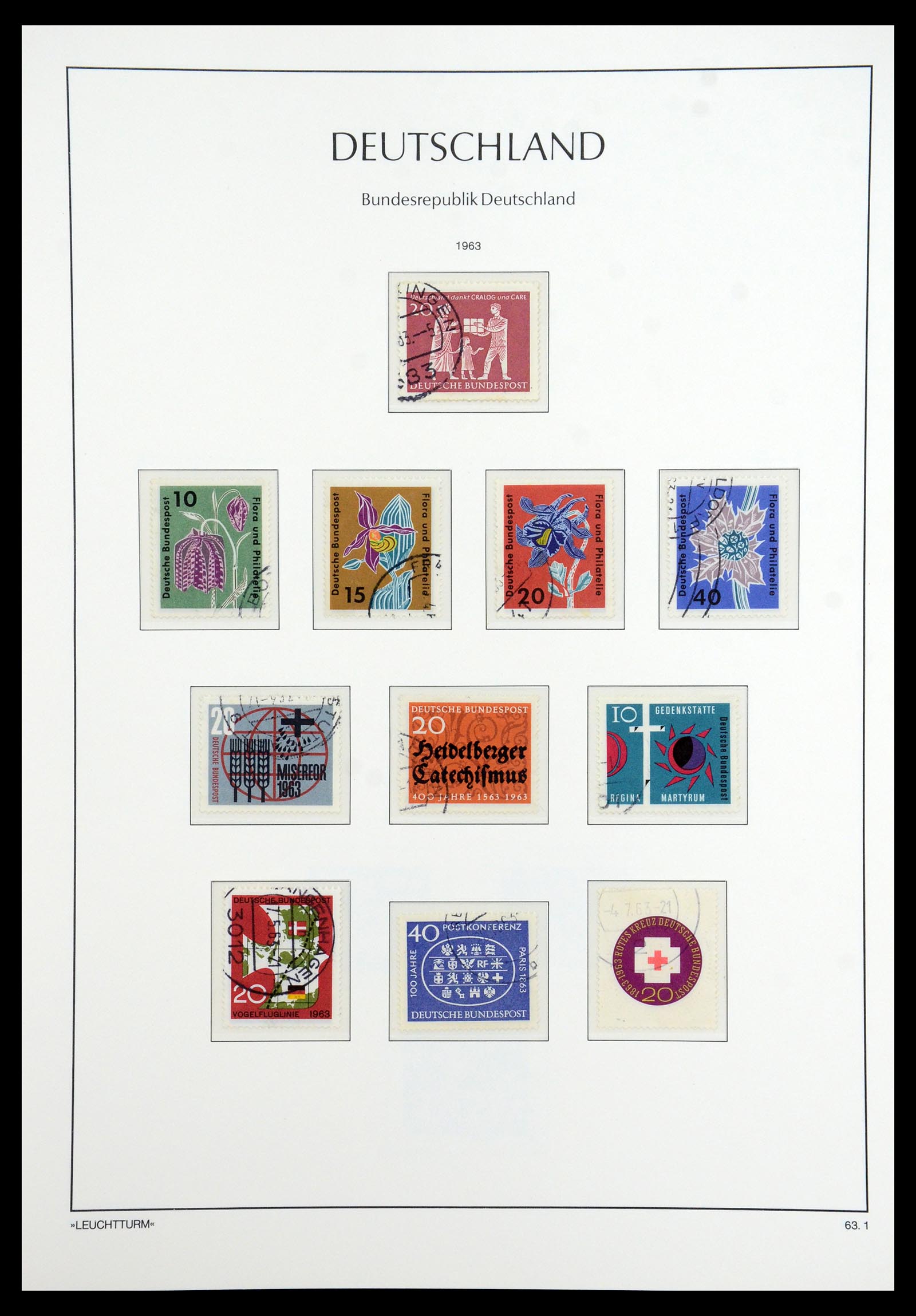 35863 024 - Postzegelverzameling 35863 Bundespost 1949-1985.