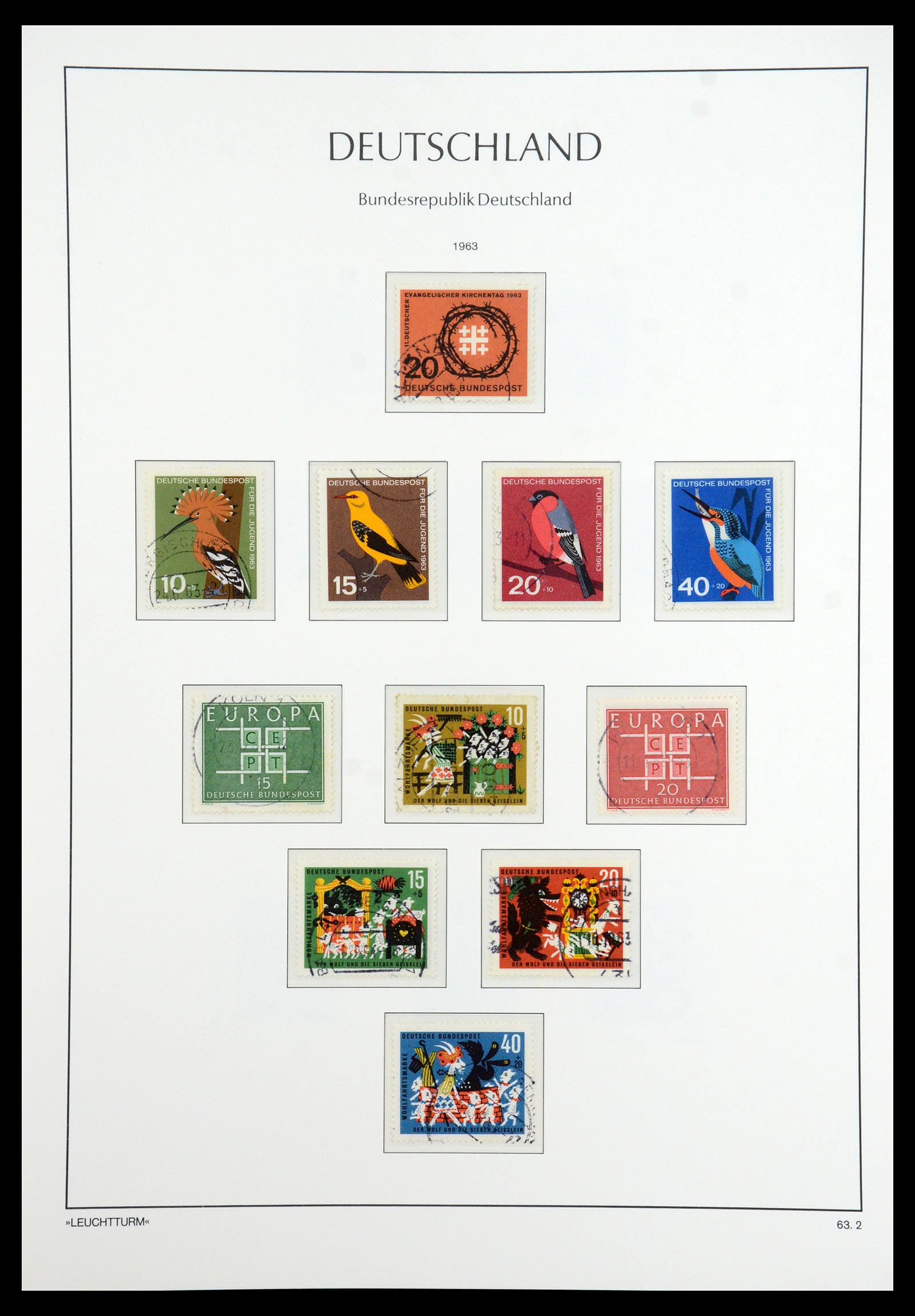 35863 025 - Postzegelverzameling 35863 Bundespost 1949-1985.