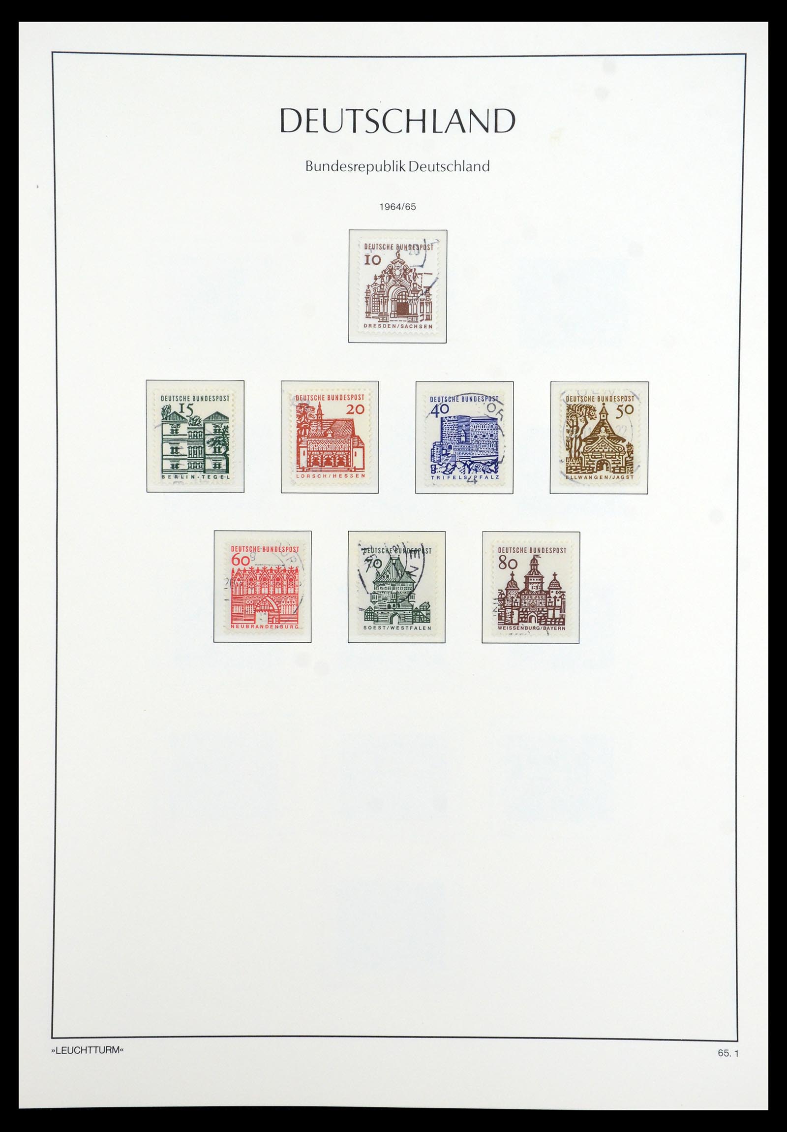 35863 031 - Stamp Collection 35863 Bundespost 1949-1985.