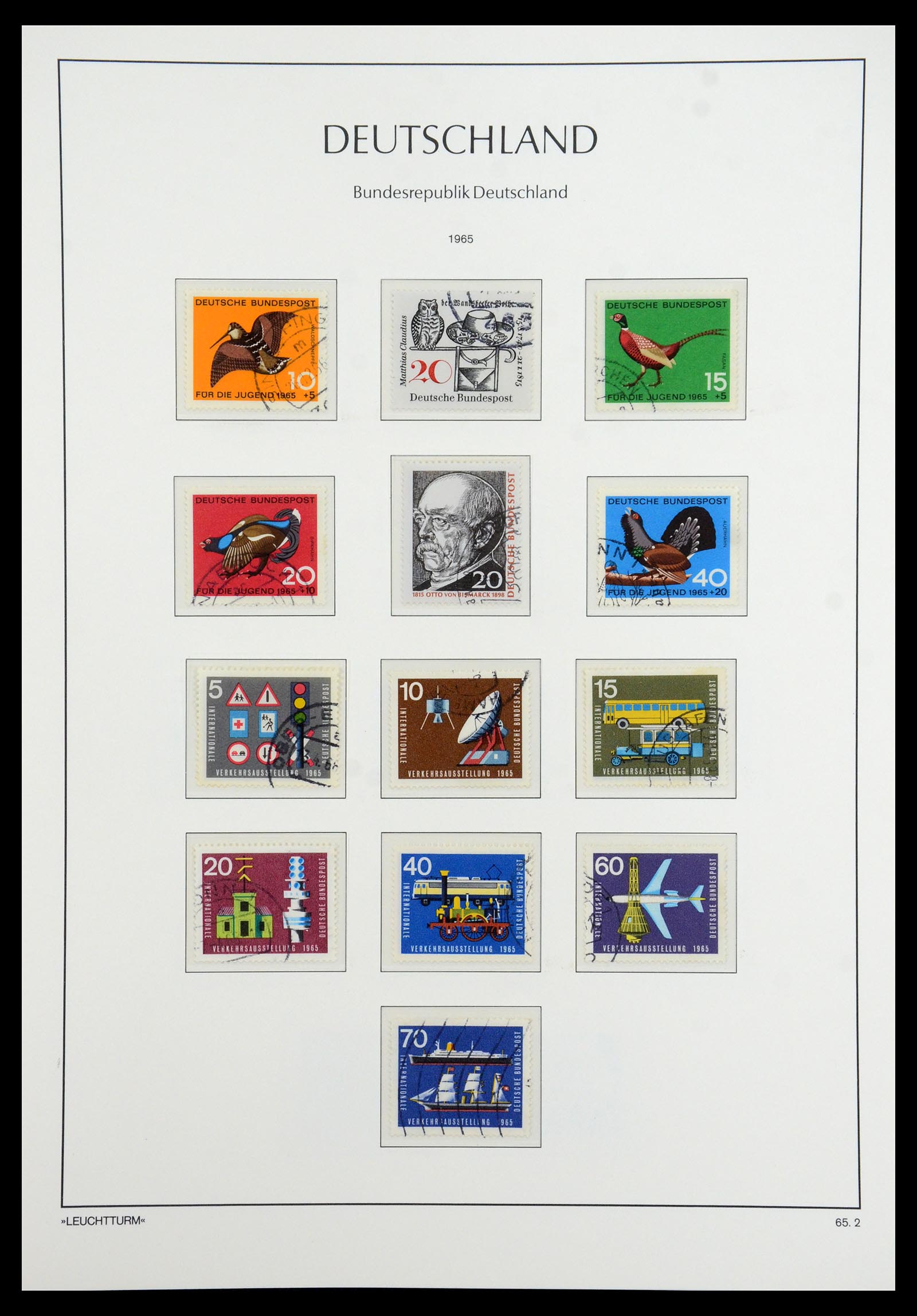 35863 032 - Postzegelverzameling 35863 Bundespost 1949-1985.