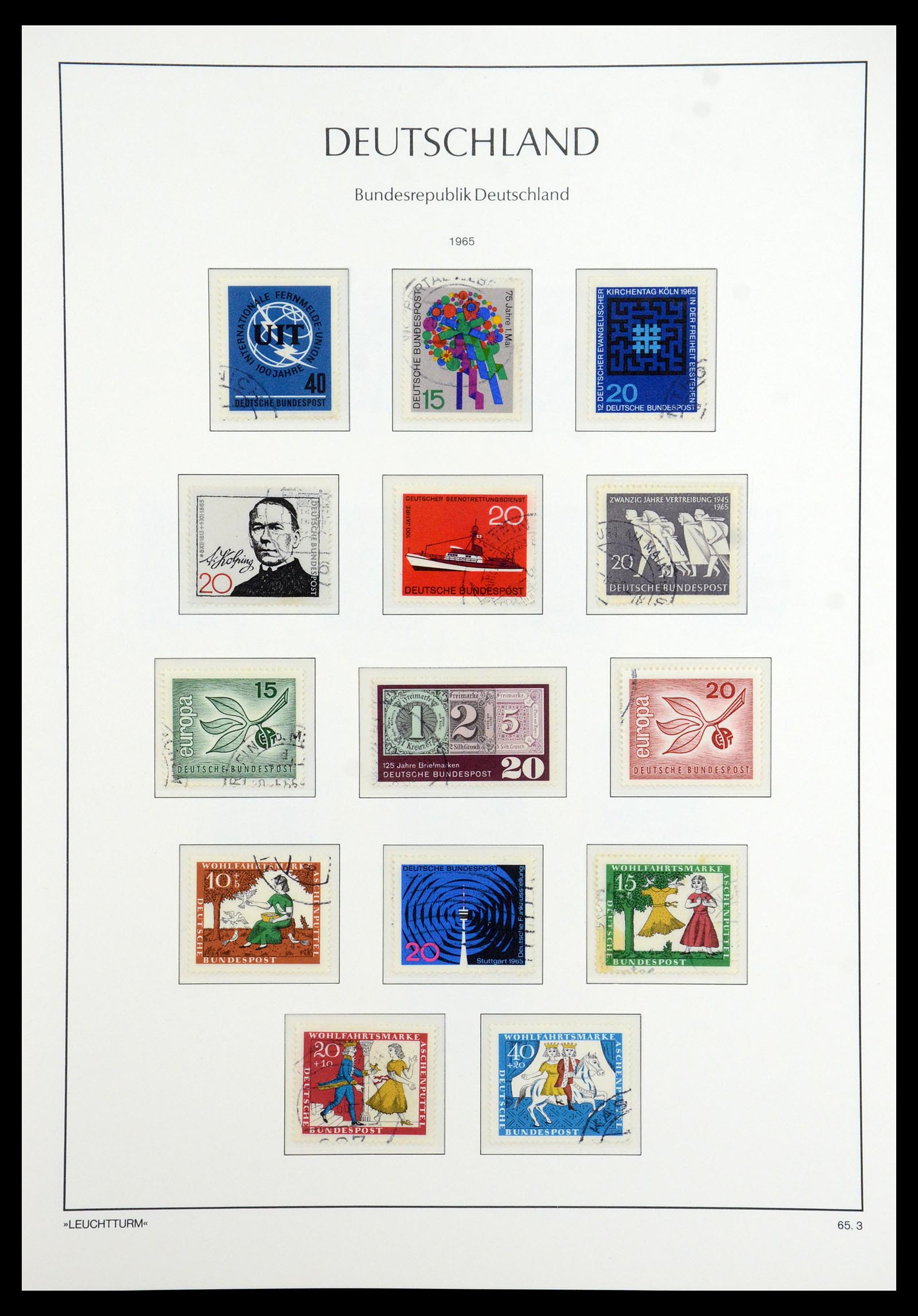 35863 033 - Postzegelverzameling 35863 Bundespost 1949-1985.