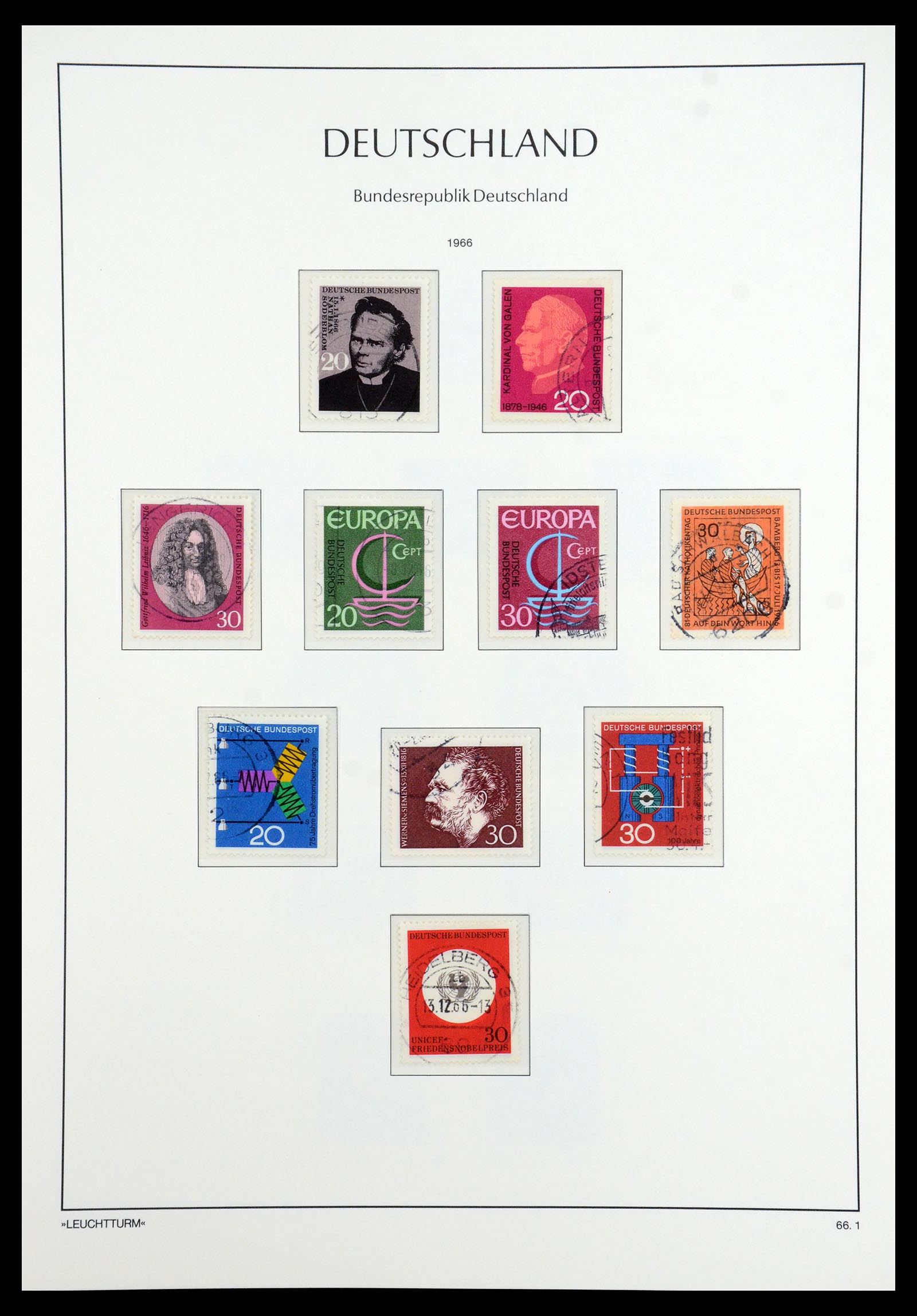35863 034 - Postzegelverzameling 35863 Bundespost 1949-1985.