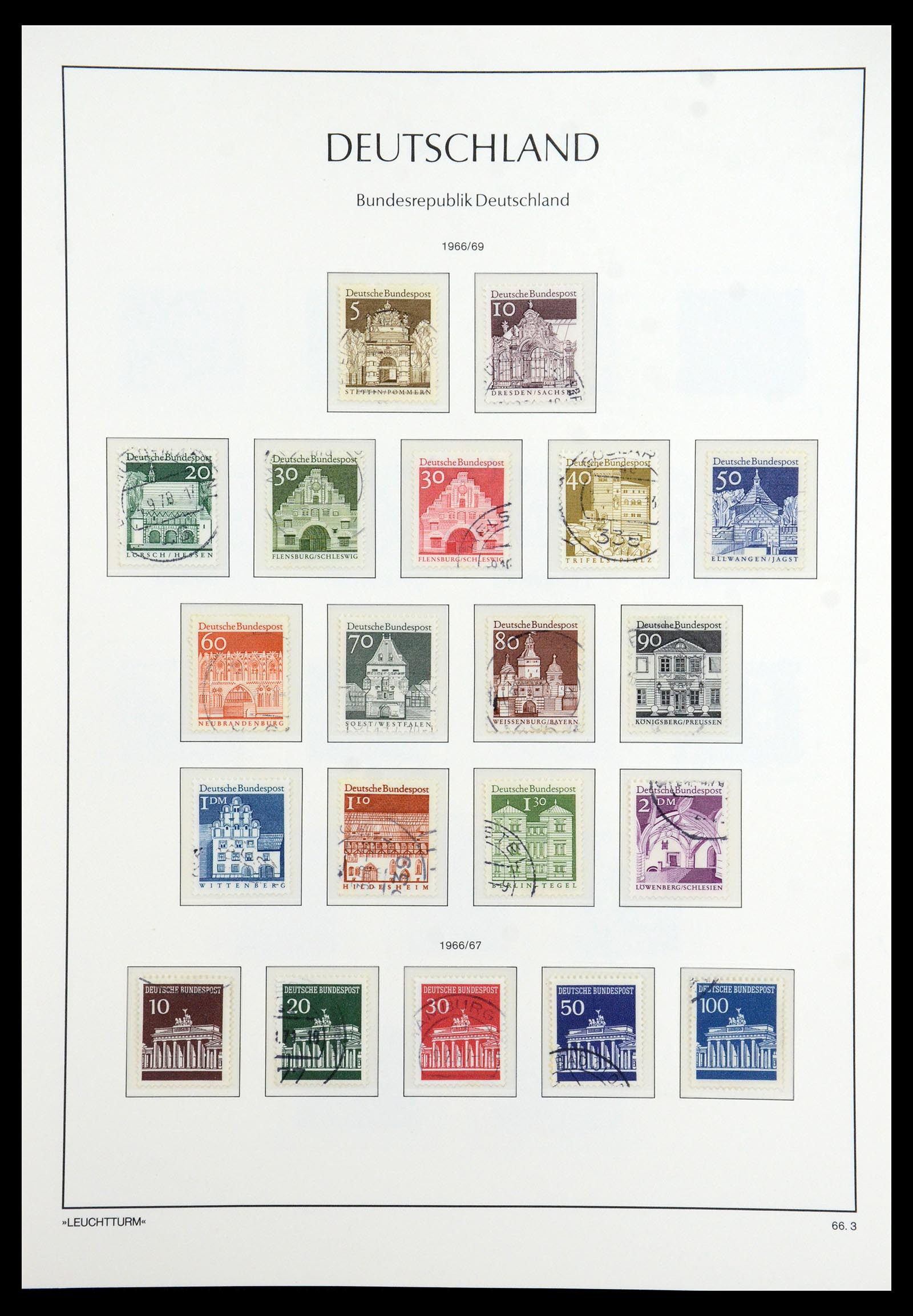 35863 036 - Stamp Collection 35863 Bundespost 1949-1985.