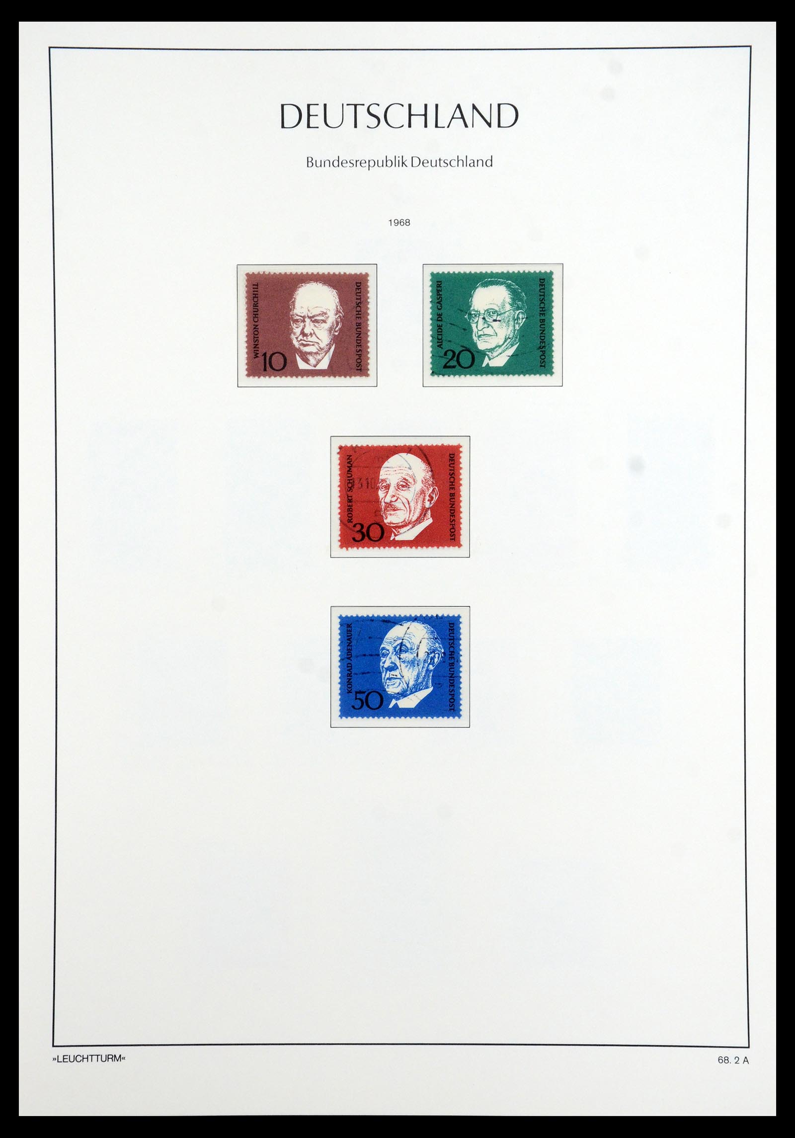 35863 040 - Postzegelverzameling 35863 Bundespost 1949-1985.
