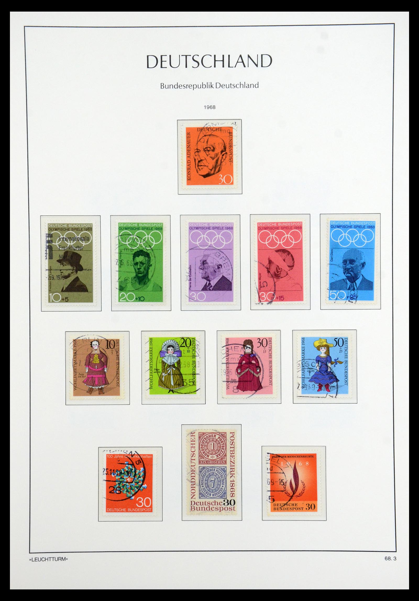 35863 041 - Stamp Collection 35863 Bundespost 1949-1985.