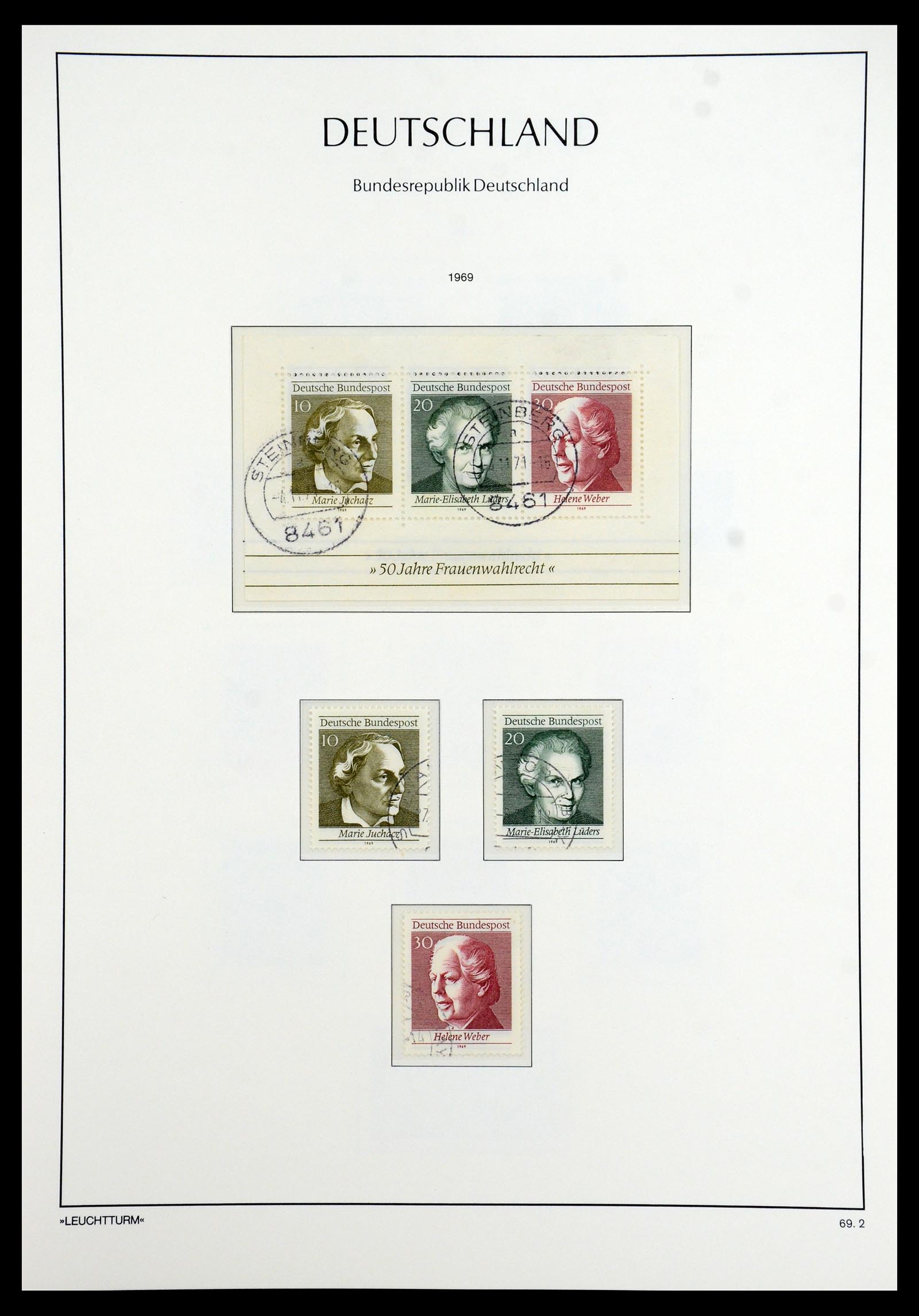 35863 043 - Stamp Collection 35863 Bundespost 1949-1985.