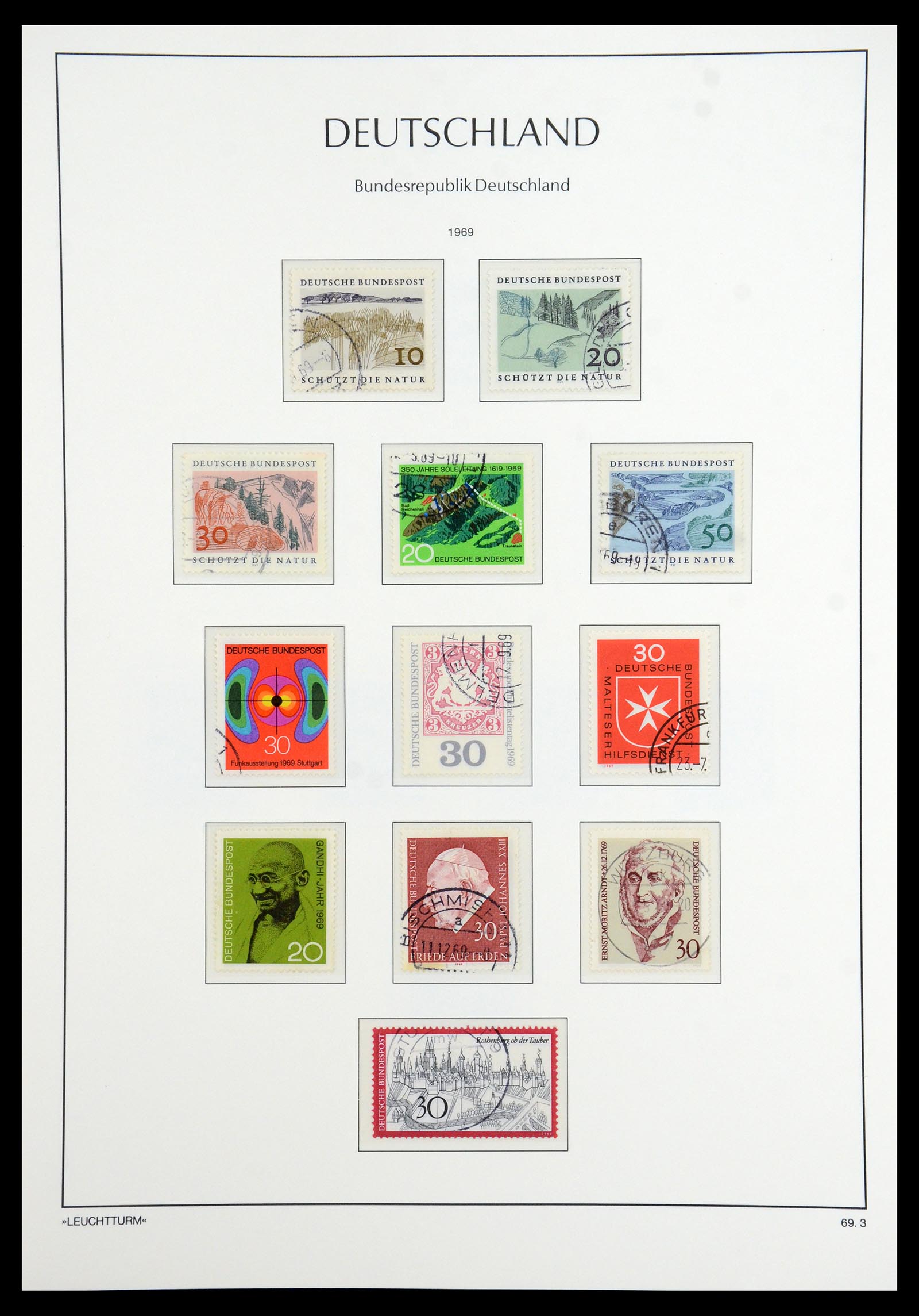 35863 044 - Stamp Collection 35863 Bundespost 1949-1985.