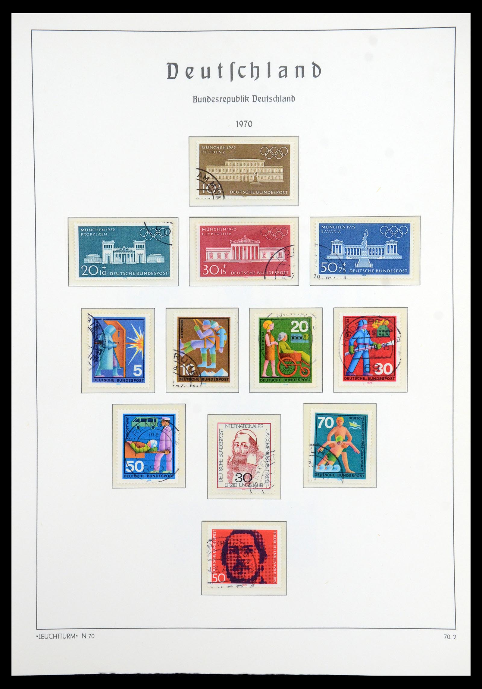 35863 047 - Stamp Collection 35863 Bundespost 1949-1985.