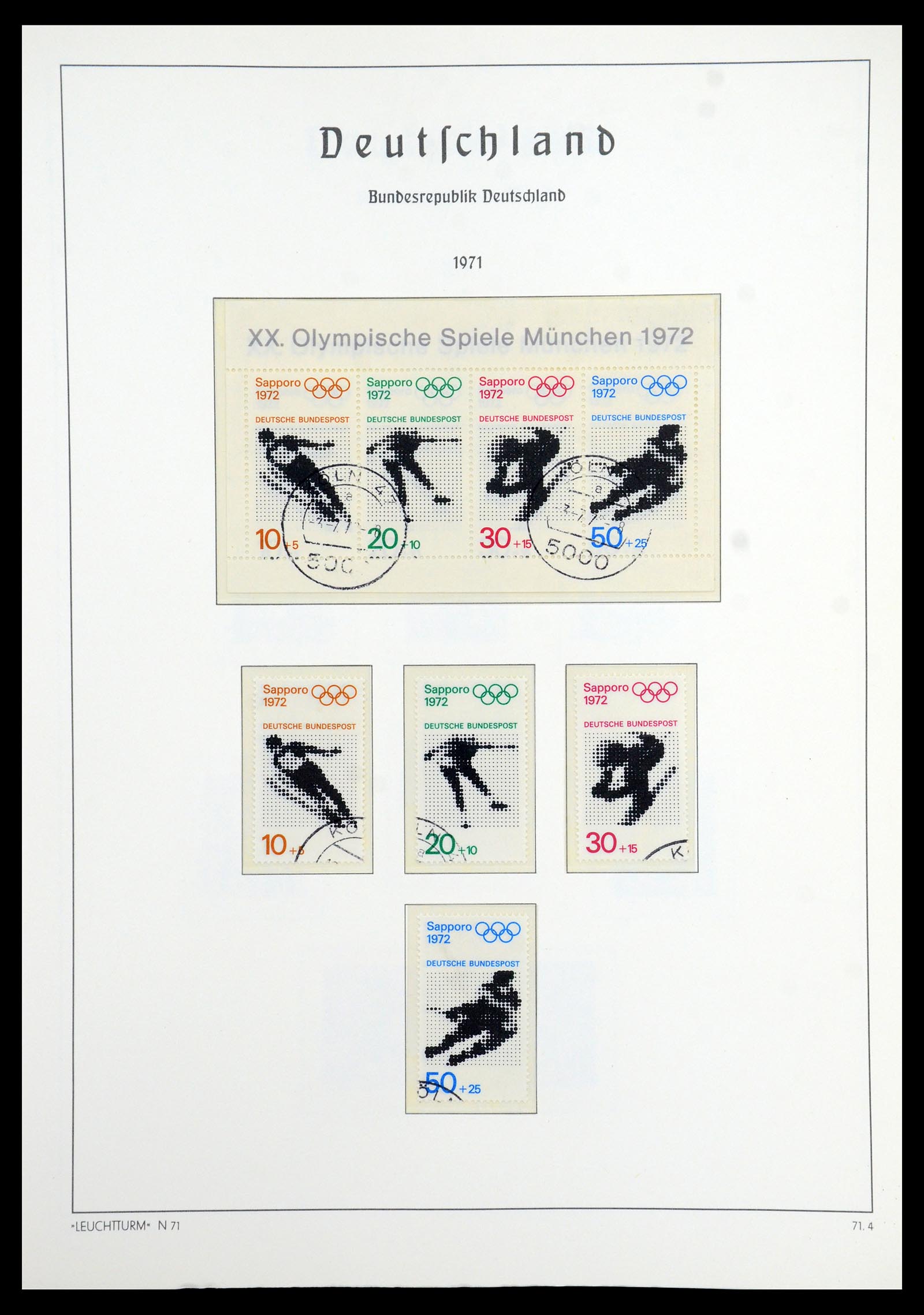 35863 052 - Stamp Collection 35863 Bundespost 1949-1985.