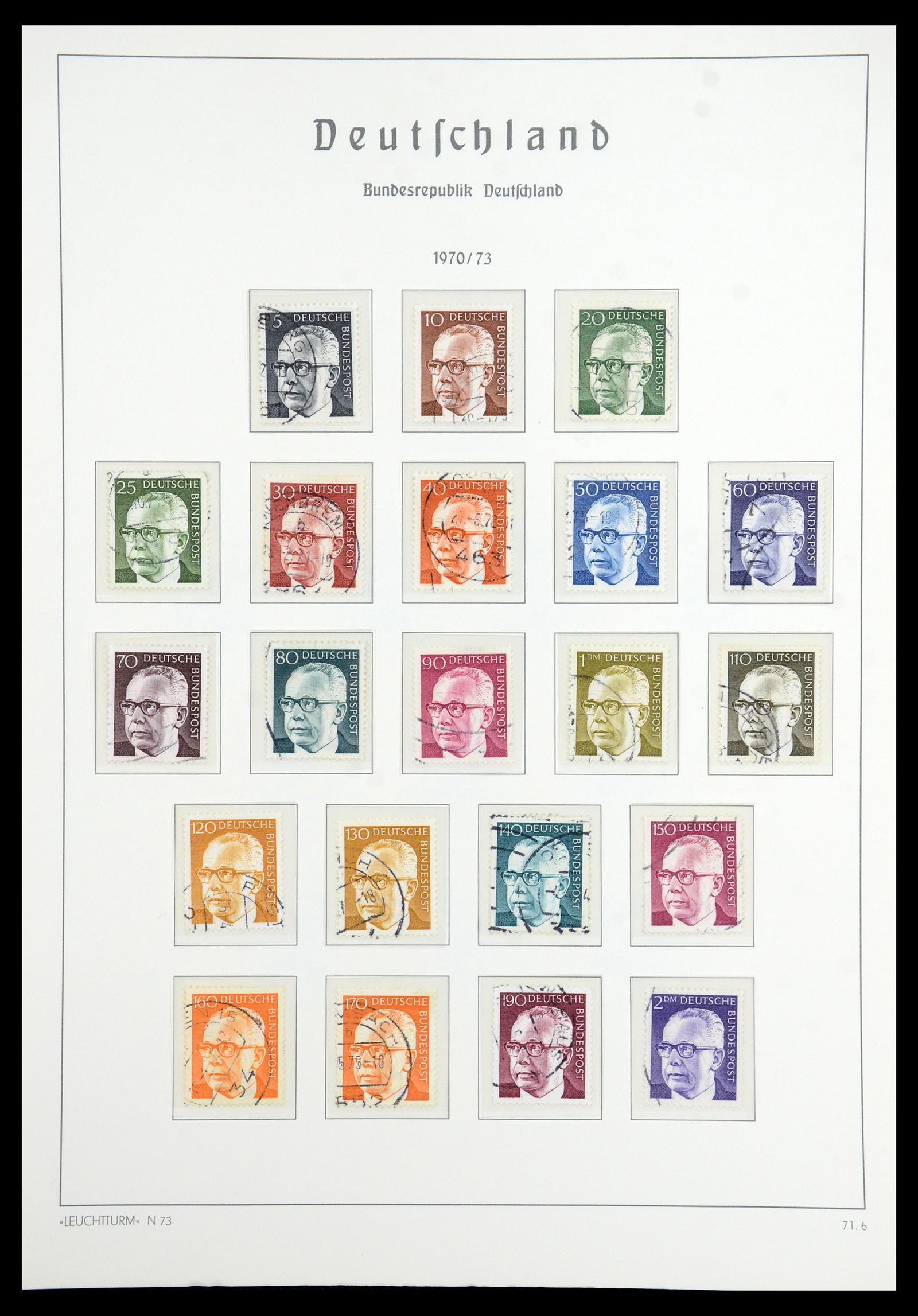 35863 054 - Stamp Collection 35863 Bundespost 1949-1985.