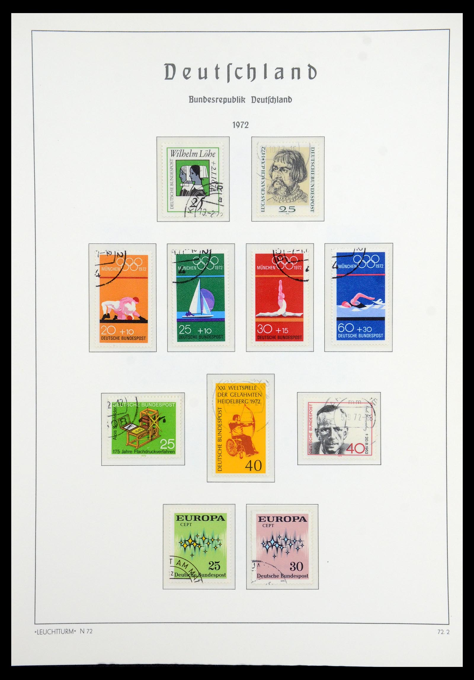 35863 056 - Stamp Collection 35863 Bundespost 1949-1985.