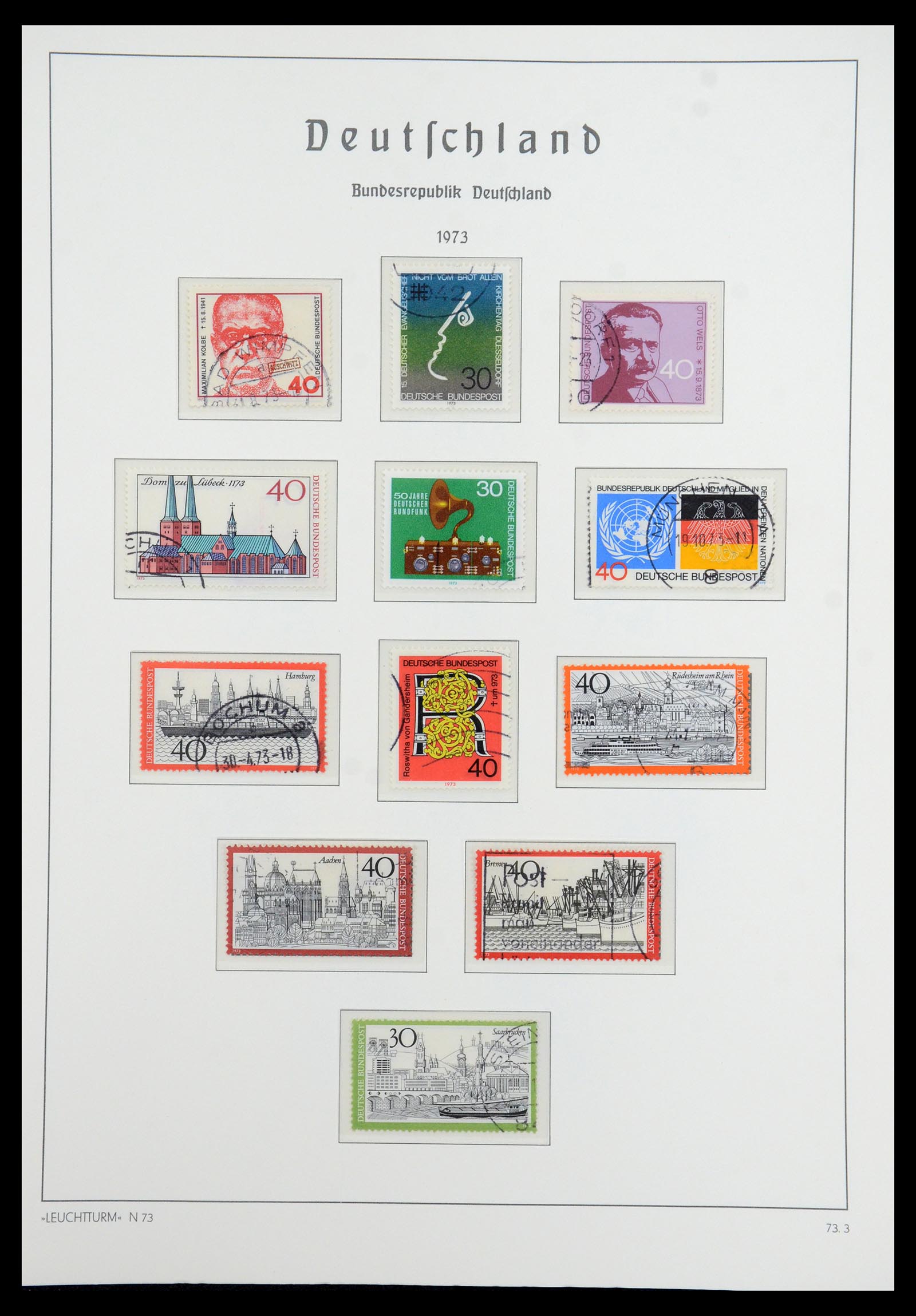 35863 064 - Stamp Collection 35863 Bundespost 1949-1985.