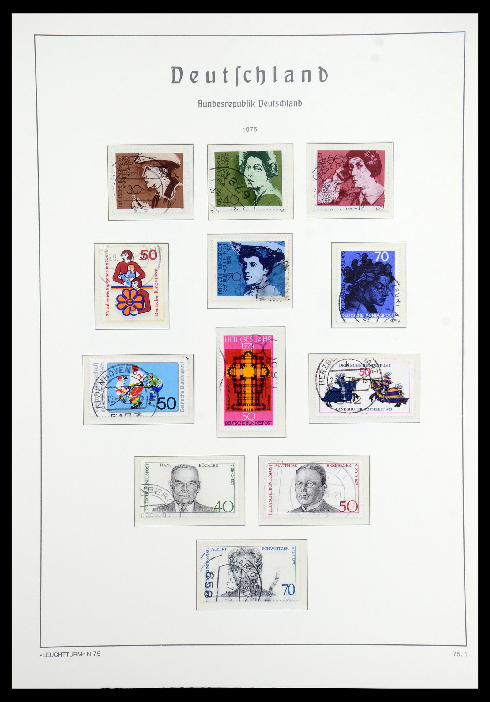 35863 071 - Stamp Collection 35863 Bundespost 1949-1985.