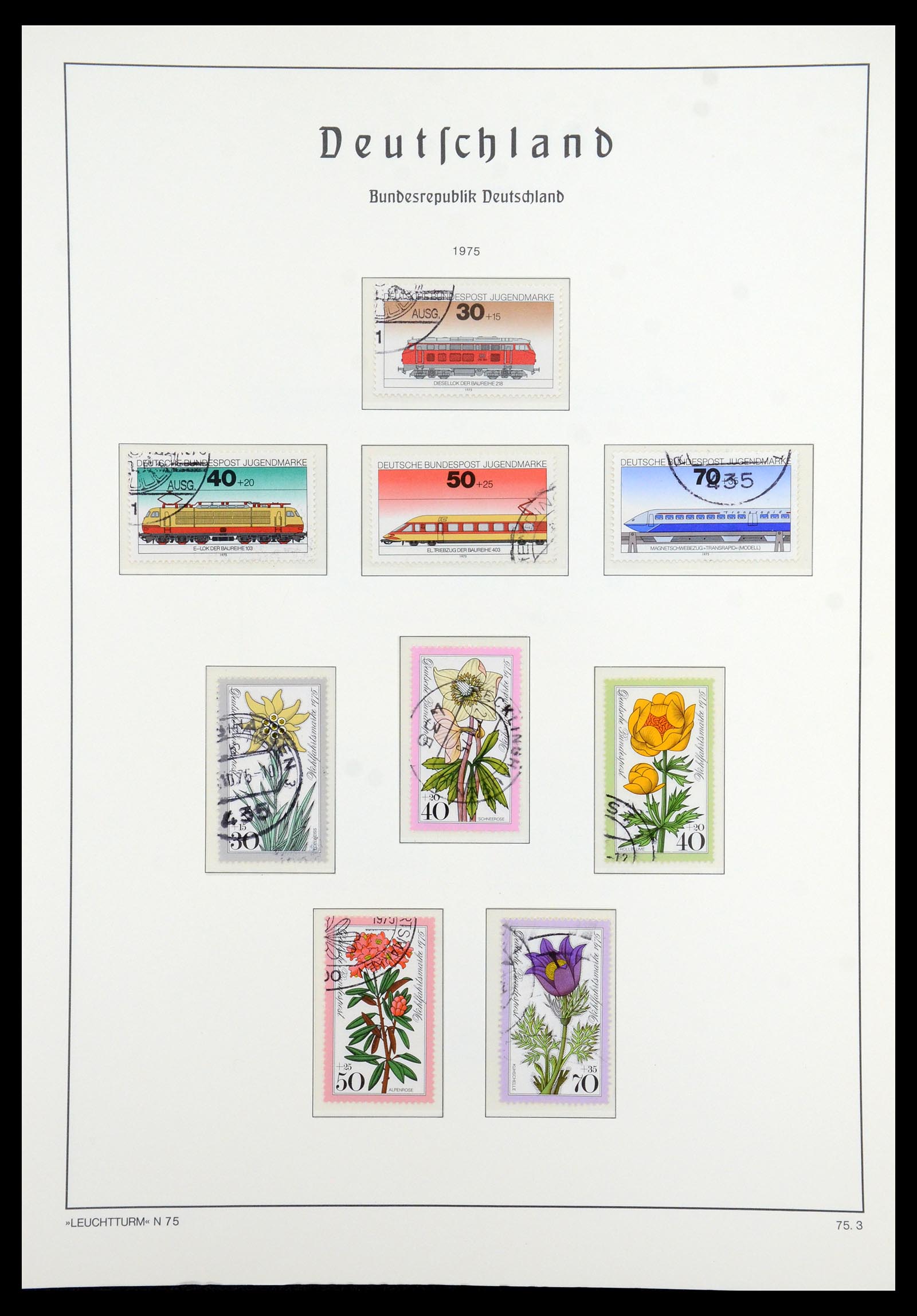 35863 073 - Stamp Collection 35863 Bundespost 1949-1985.