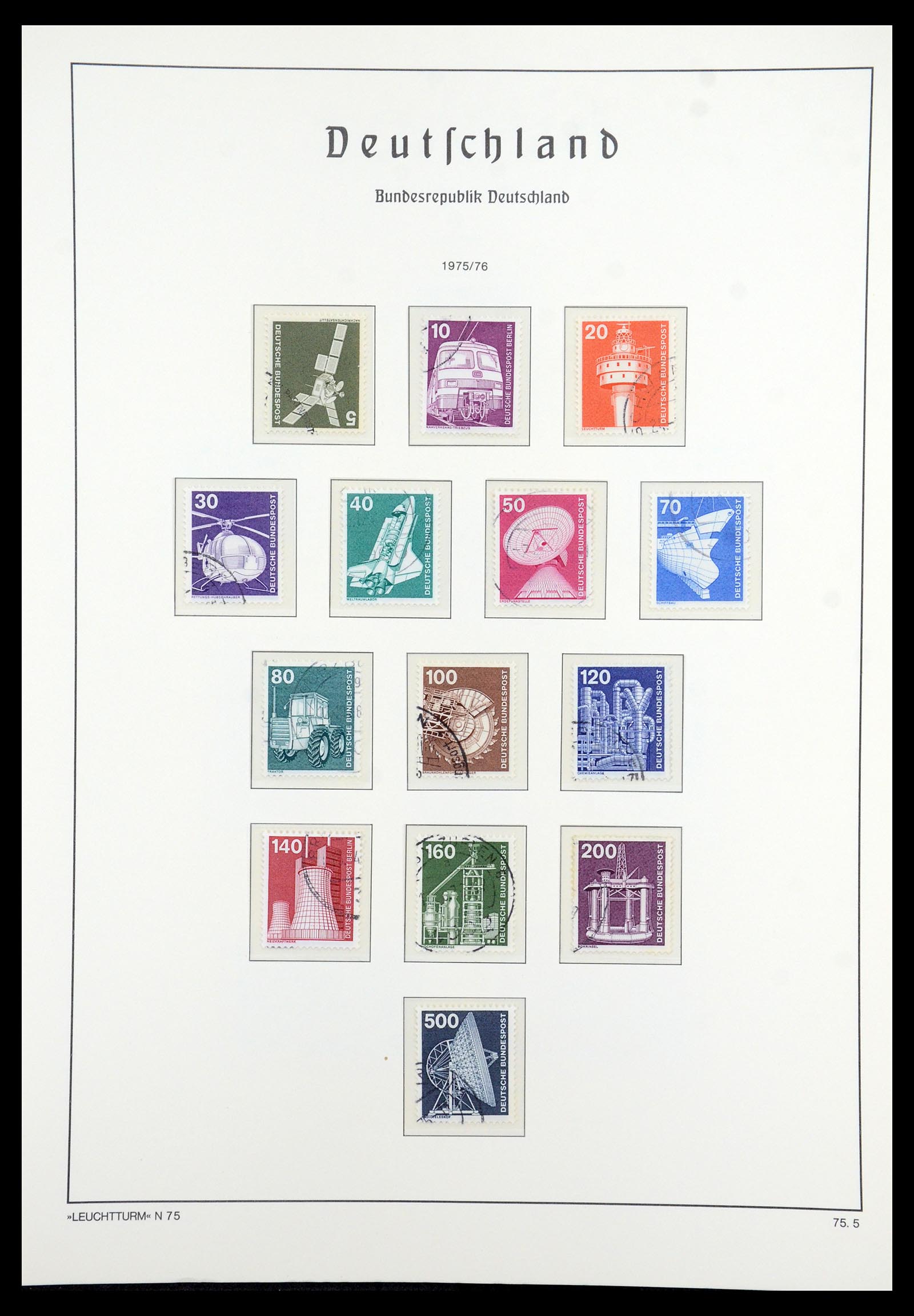 35863 075 - Stamp Collection 35863 Bundespost 1949-1985.