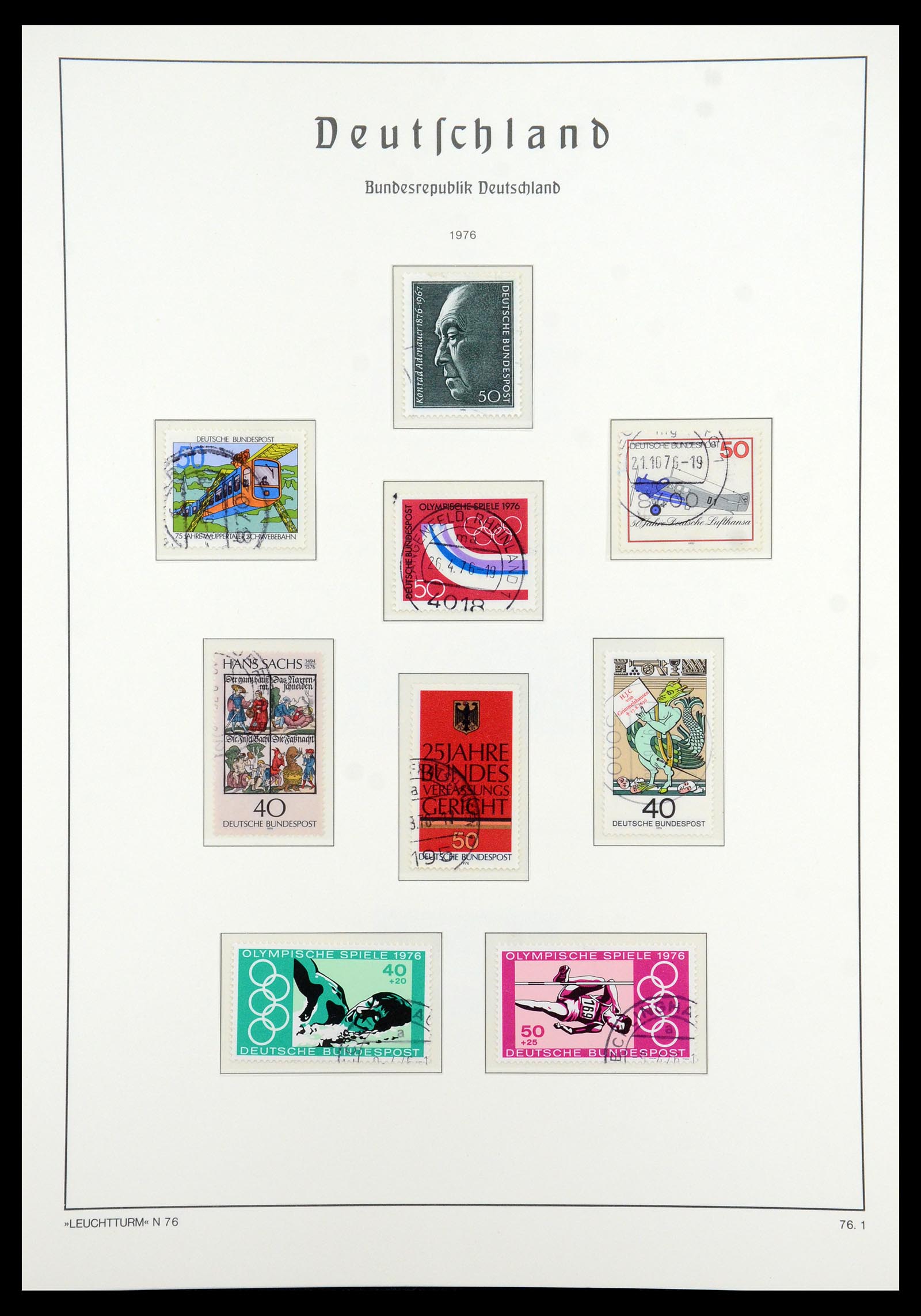 35863 076 - Stamp Collection 35863 Bundespost 1949-1985.