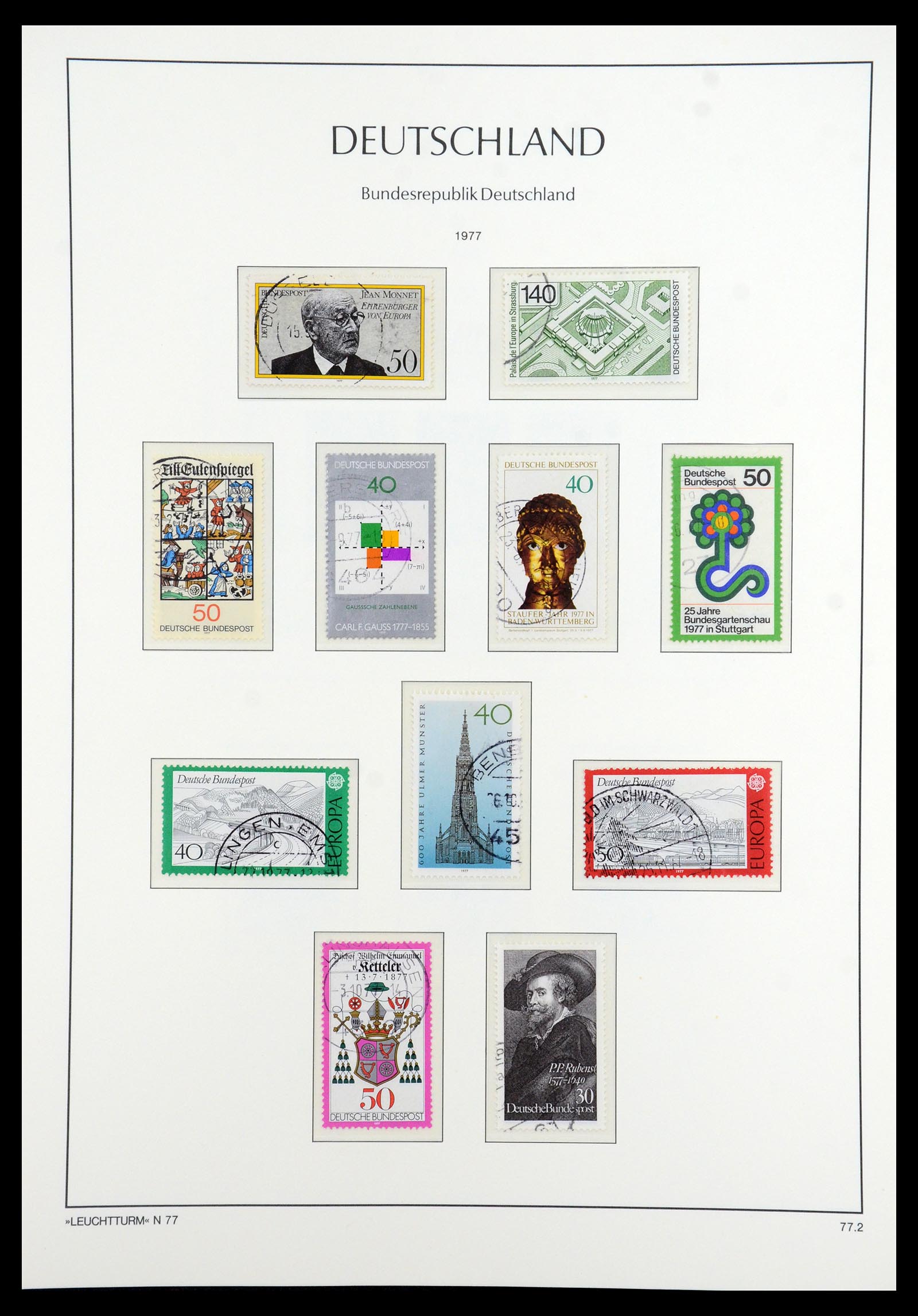 35863 083 - Stamp Collection 35863 Bundespost 1949-1985.