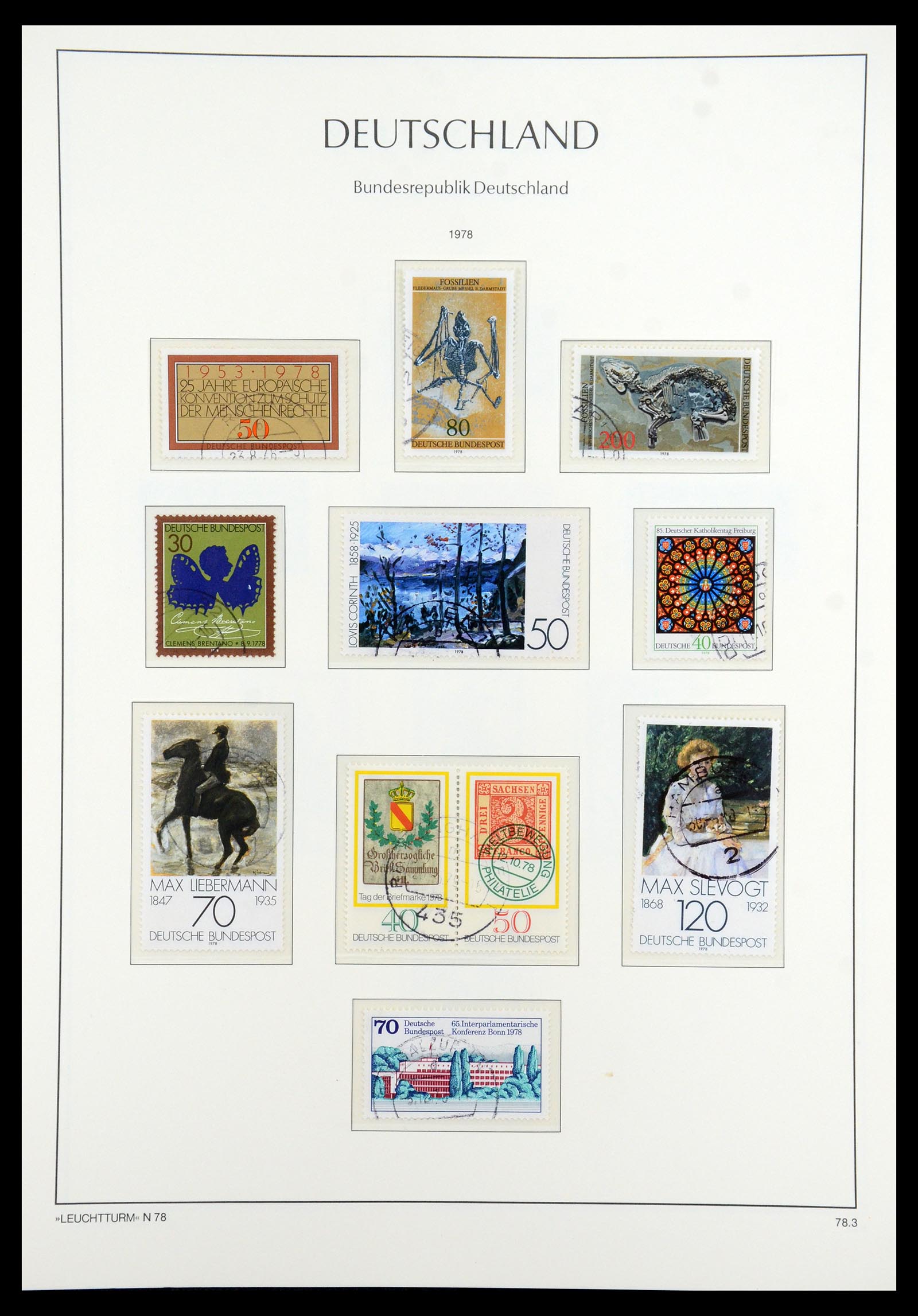 35863 090 - Stamp Collection 35863 Bundespost 1949-1985.
