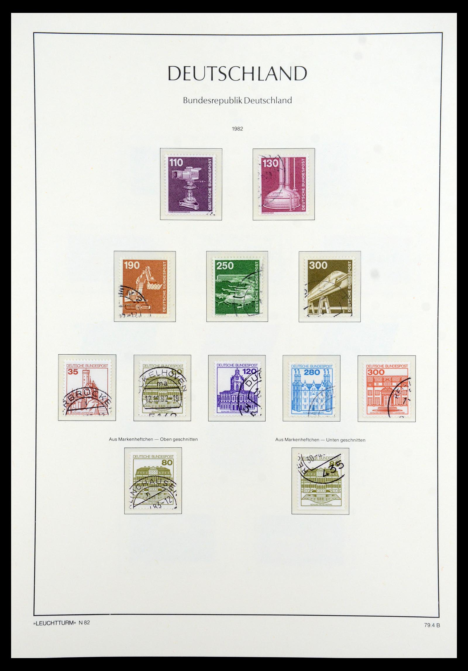 35863 100 - Stamp Collection 35863 Bundespost 1949-1985.