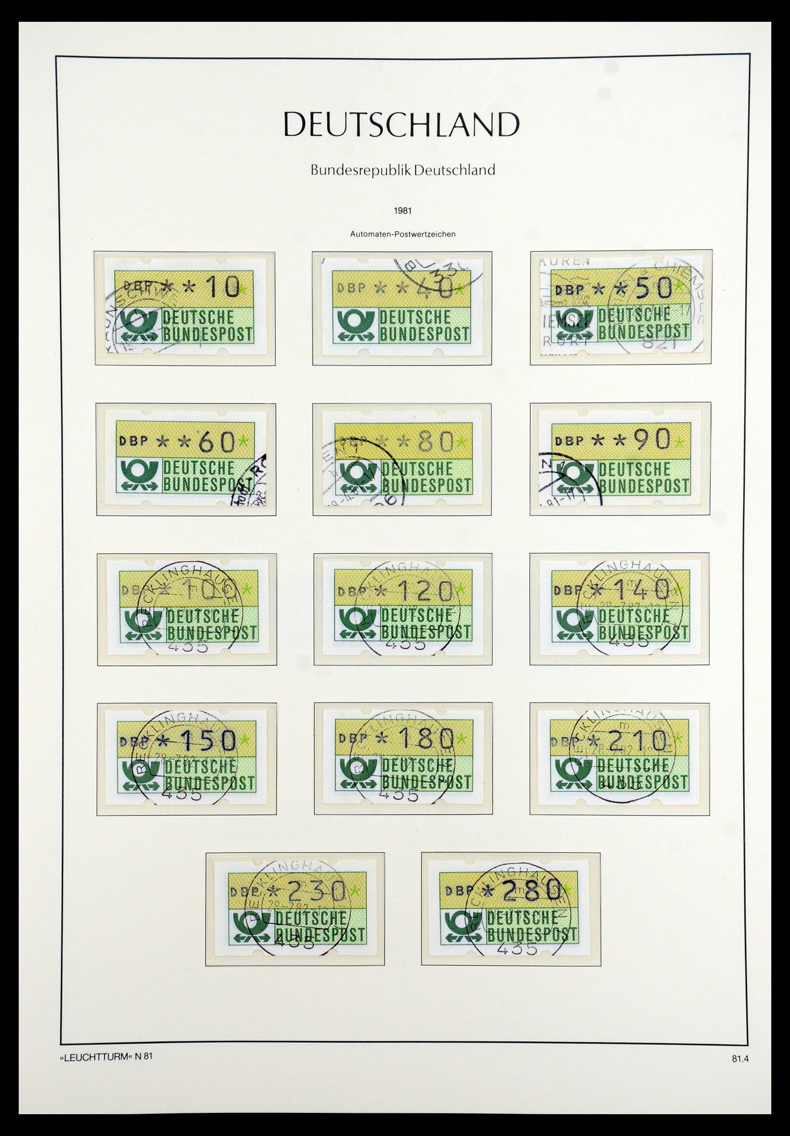 35863 108 - Stamp Collection 35863 Bundespost 1949-1985.
