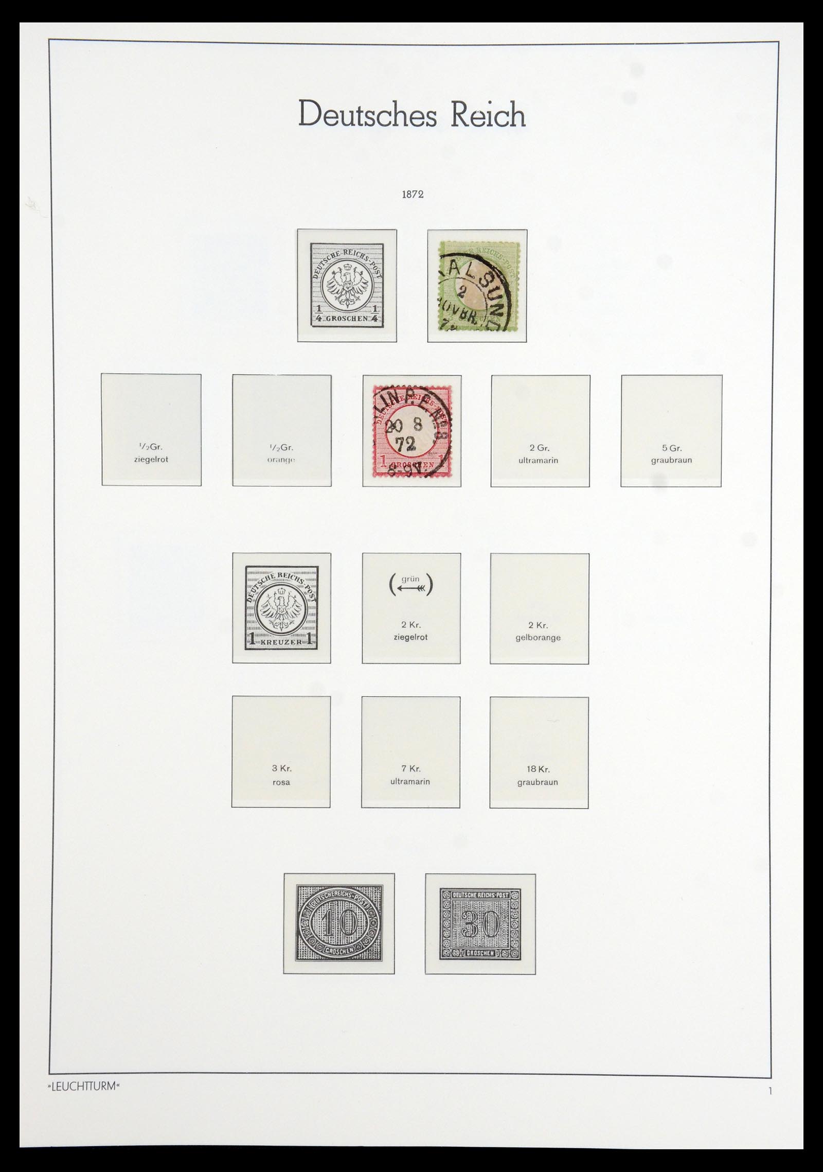 35864 001 - Postzegelverzameling 35864 Duitse Rijk 1872-1945.