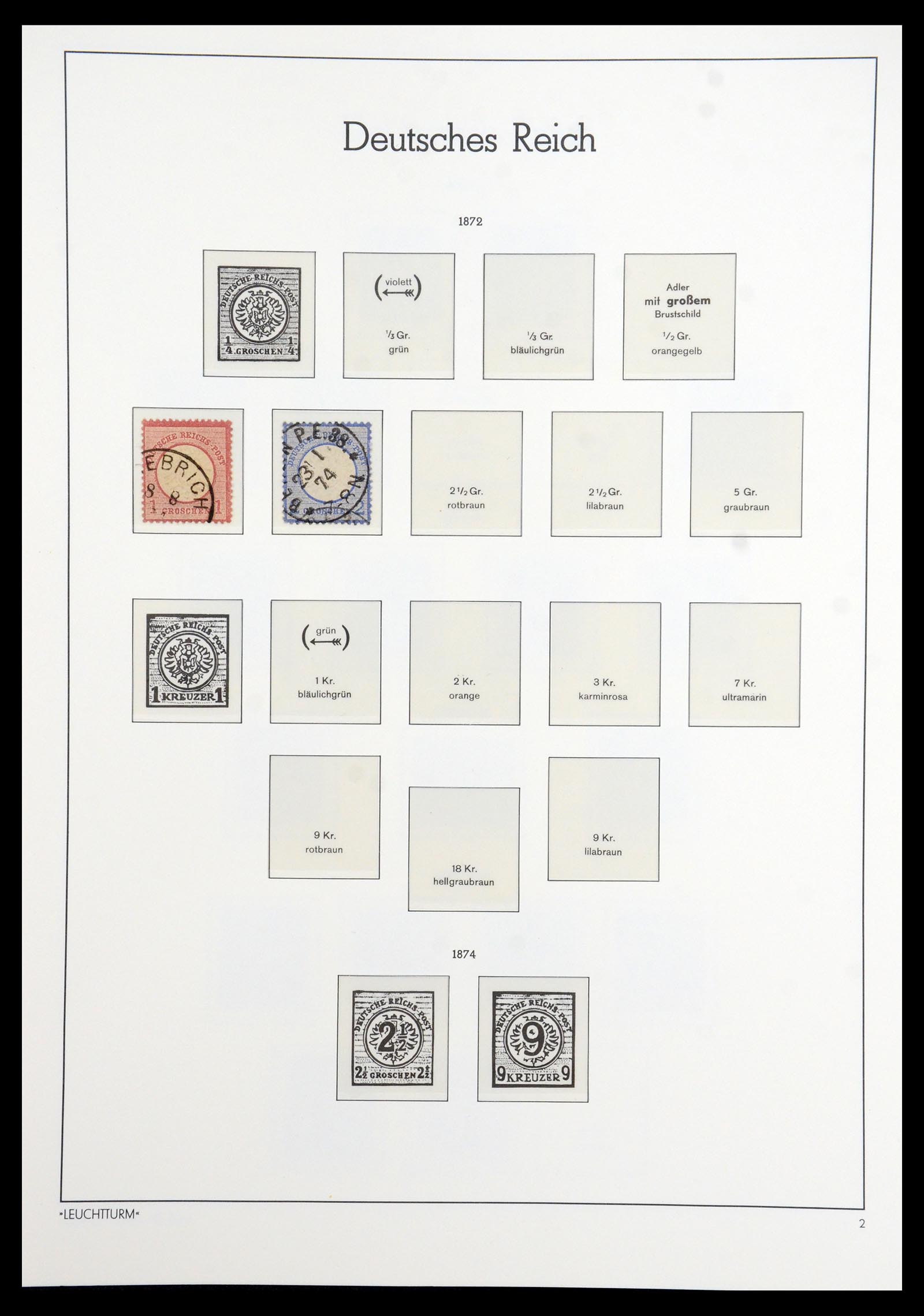 35864 002 - Postzegelverzameling 35864 Duitse Rijk 1872-1945.