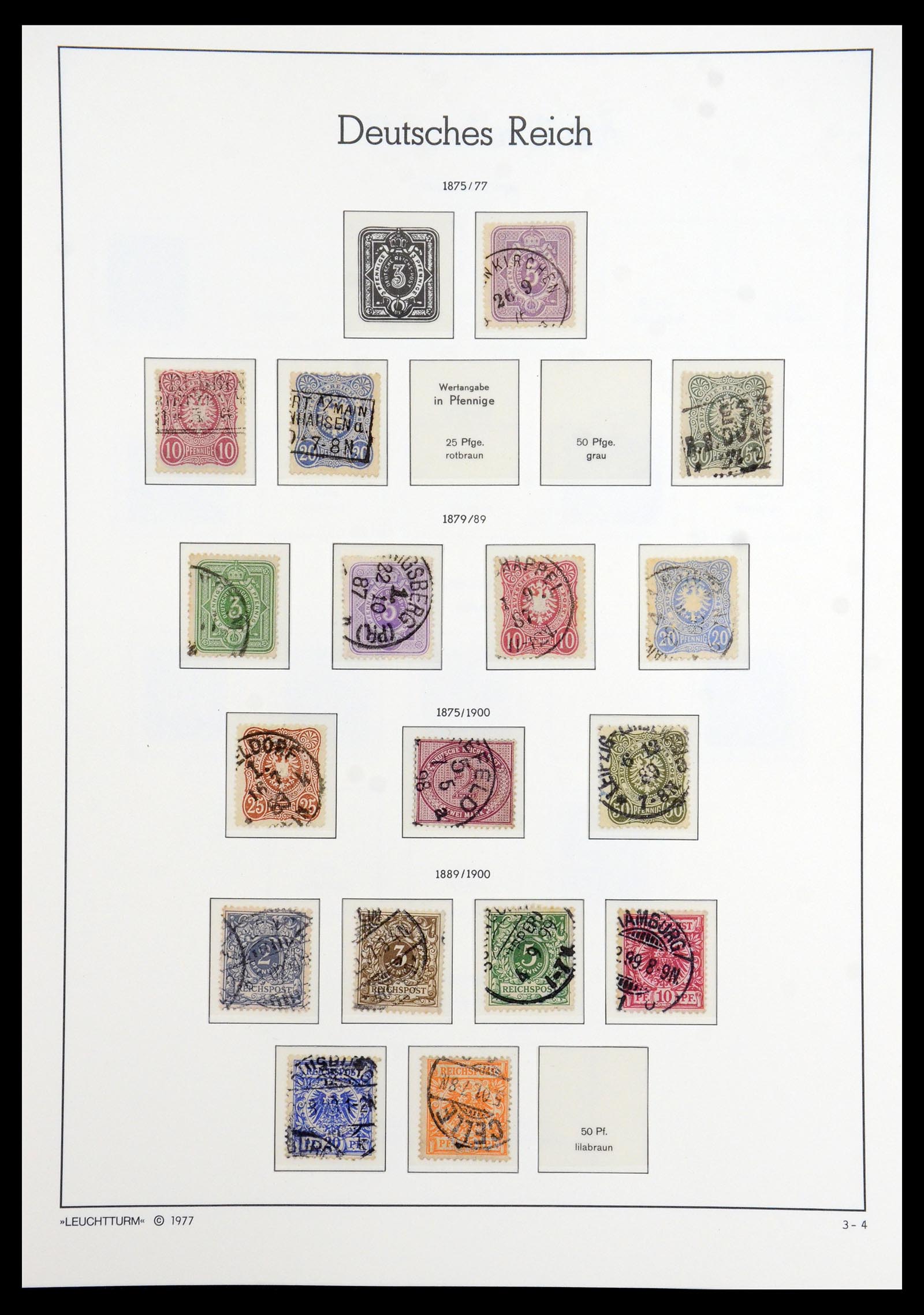 35864 003 - Postzegelverzameling 35864 Duitse Rijk 1872-1945.