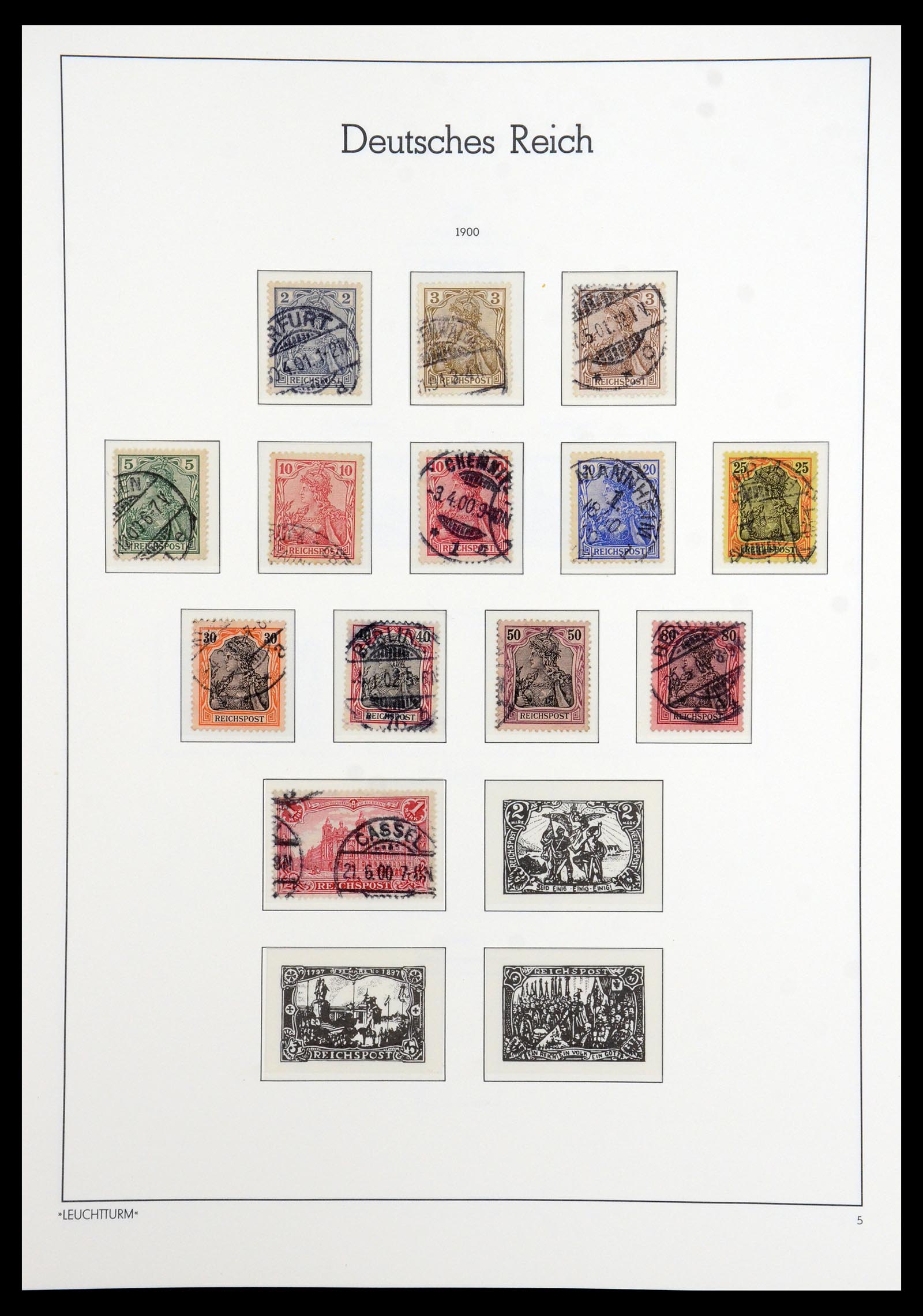 35864 006 - Postzegelverzameling 35864 Duitse Rijk 1872-1945.